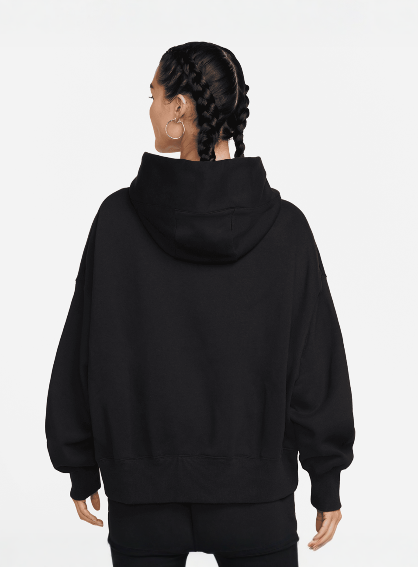 Nike, Sportswear Phoenix Fleece Oversized Hoodie, black, Image 2 of 7