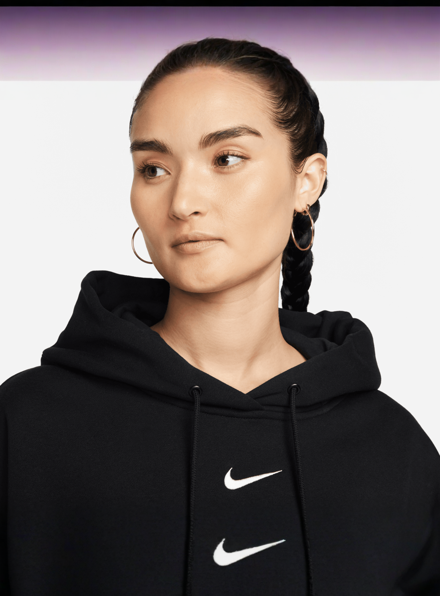 Nike, Sportswear Phoenix Fleece Oversized Hoodie, black, Image 3 of 7