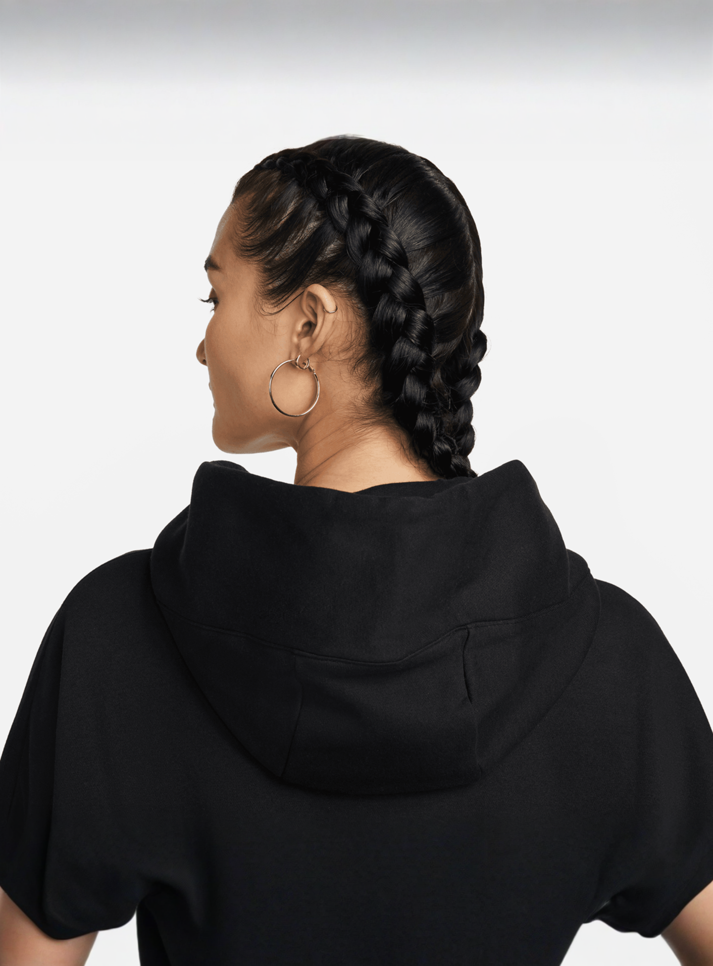 Nike, Sportswear Phoenix Fleece Oversized Hoodie, black, Image 6 of 7