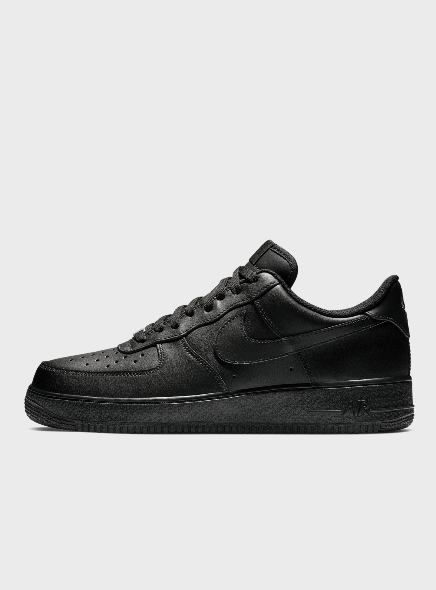 Nike, Air Force 1 '07, black, Image 1 of 6