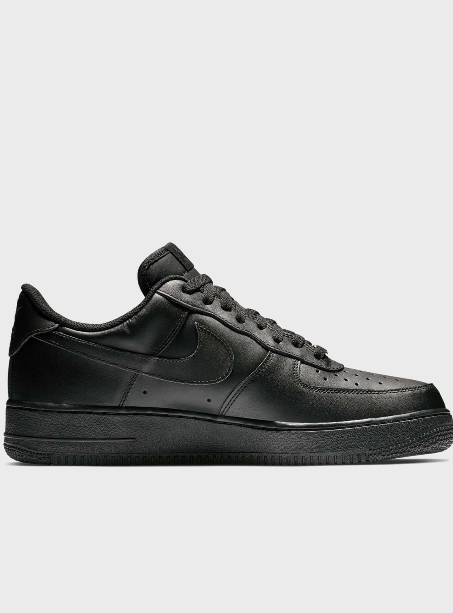 Nike, Air Force 1 '07, black, Image 2 of 6