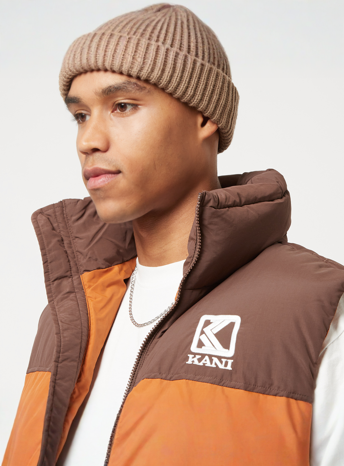 Karl Kani, Block Puffer Vest, multi-colour, Image 3 of 6
