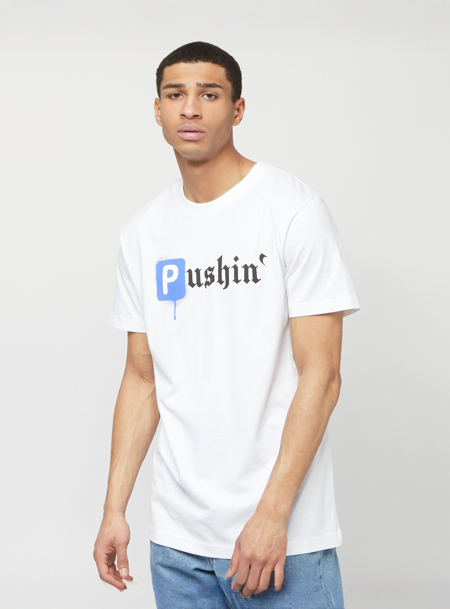 Mister Tee, Pushin P Tee, white, Image 1 of 4