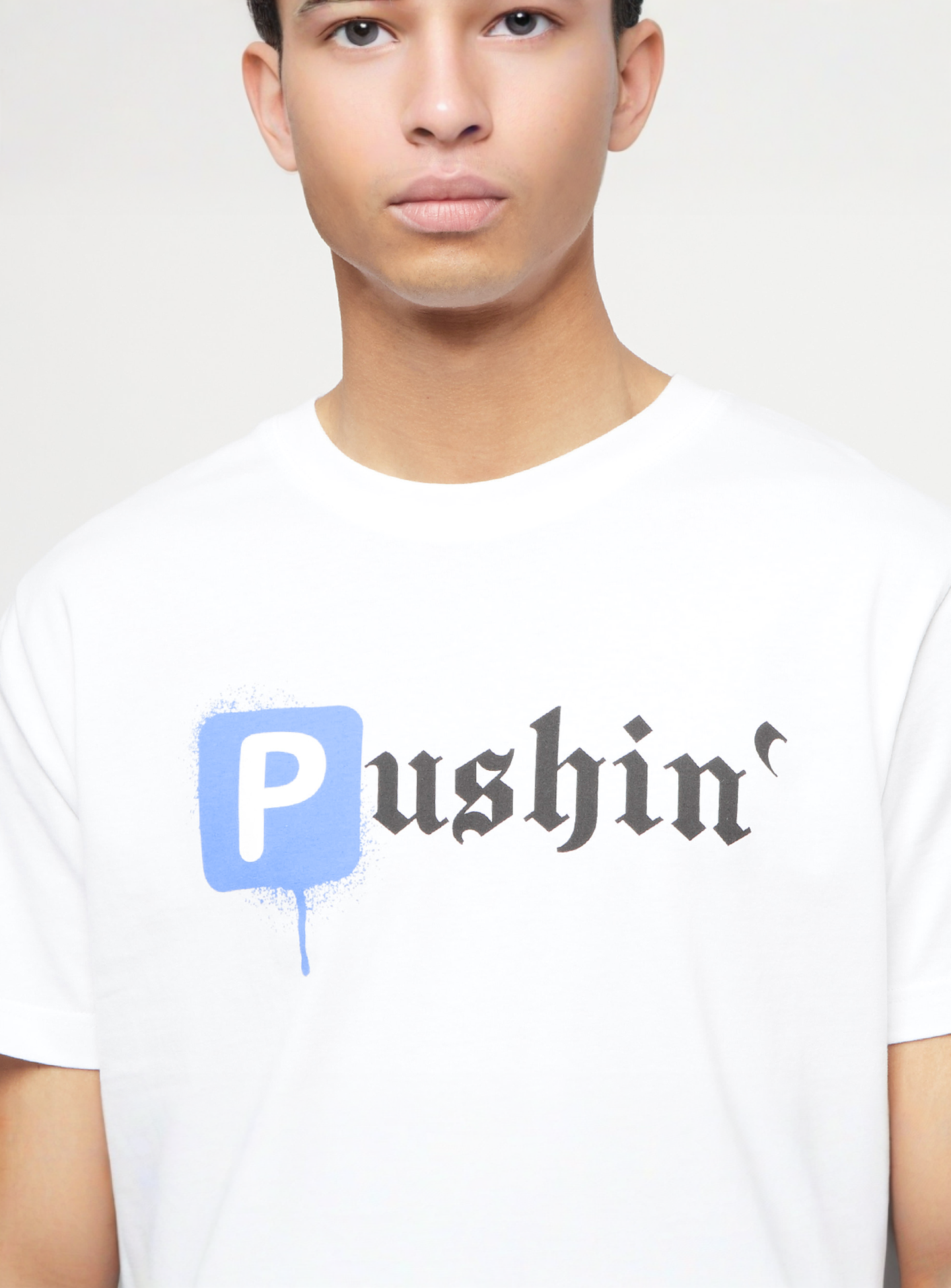 Mister Tee, Pushin P Tee, white, Image 3 of 4