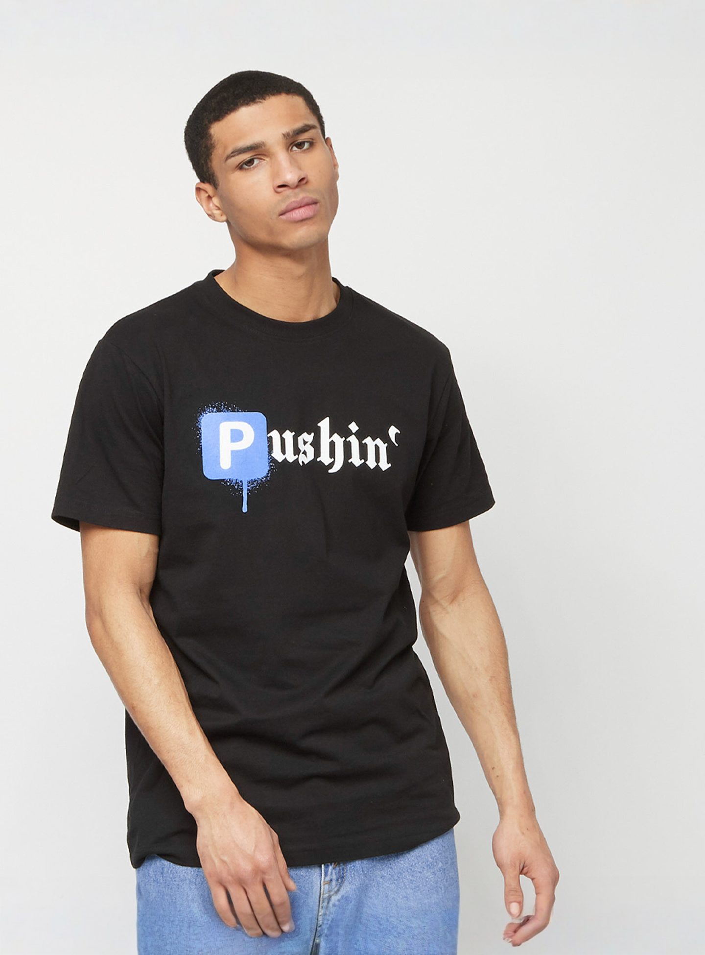 Mister Tee, Pushin P Tee, black, Image 1 of 4