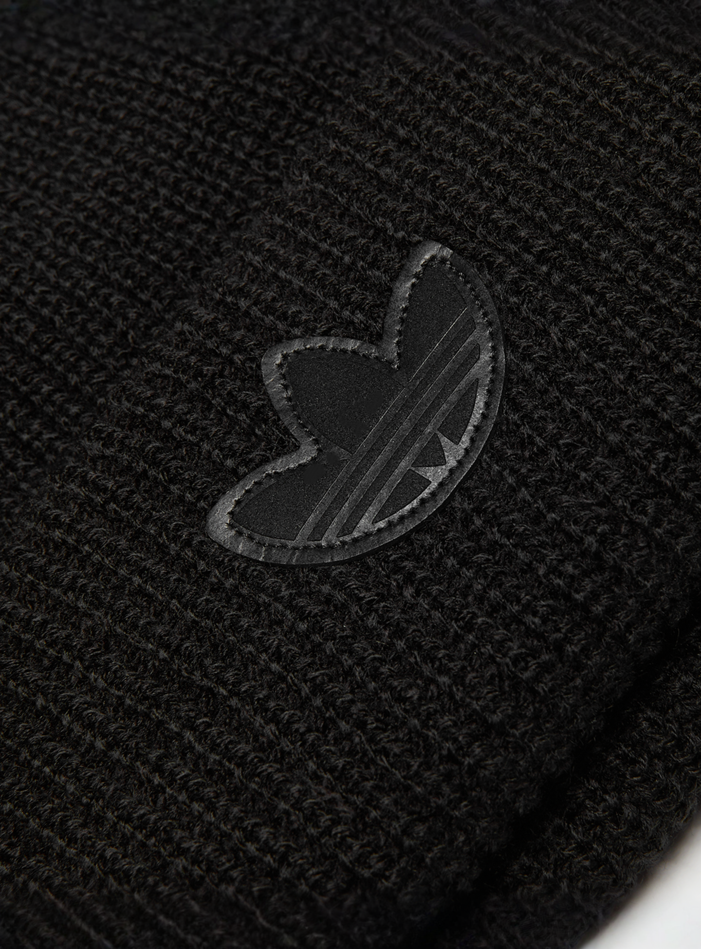 adidas Originals, adicolor Short Beanie, black, Image 3 of 3