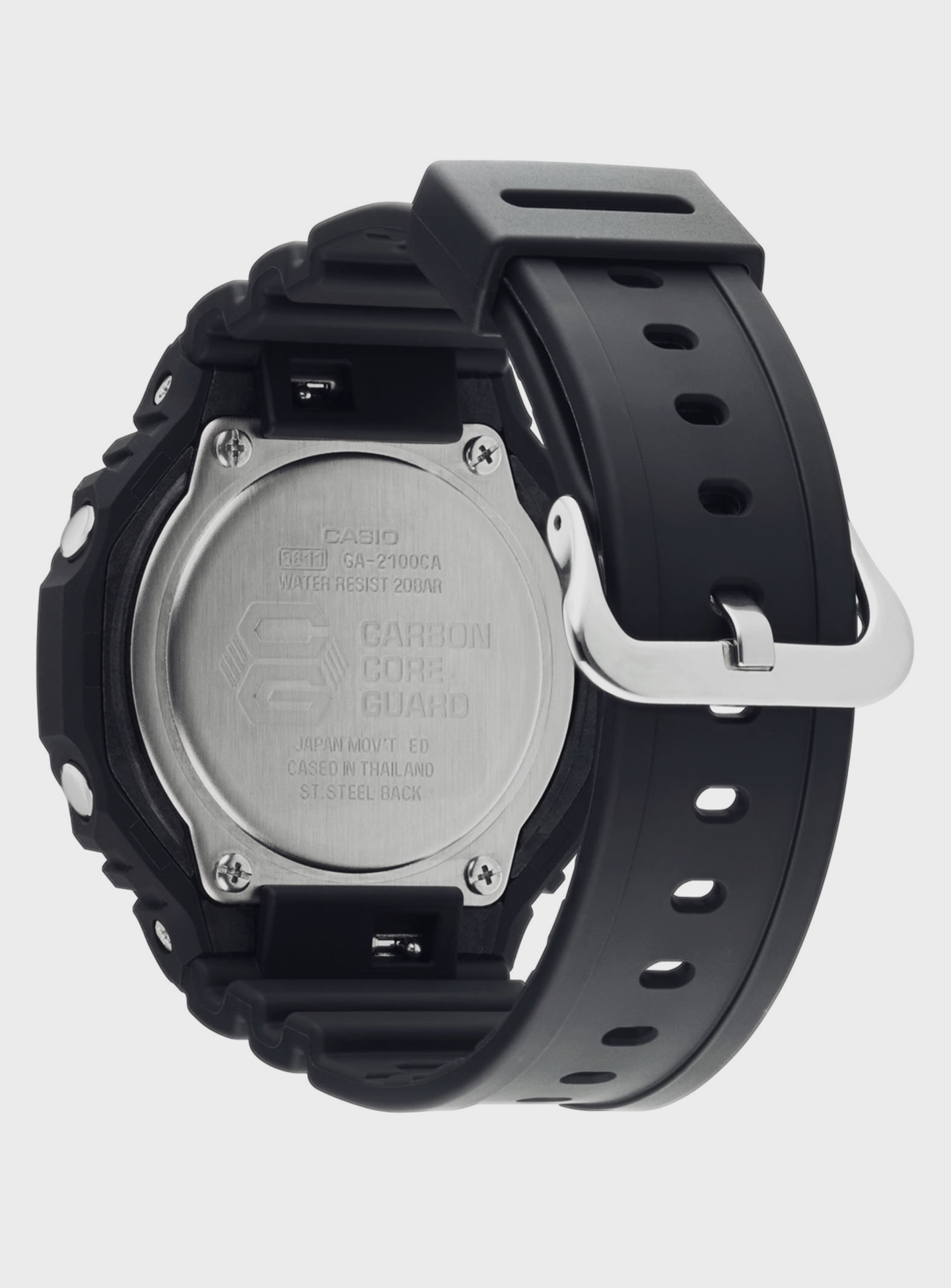 G-SHOCK, Utility Black GA-2100-1A2ER, black, Image 2 of 3