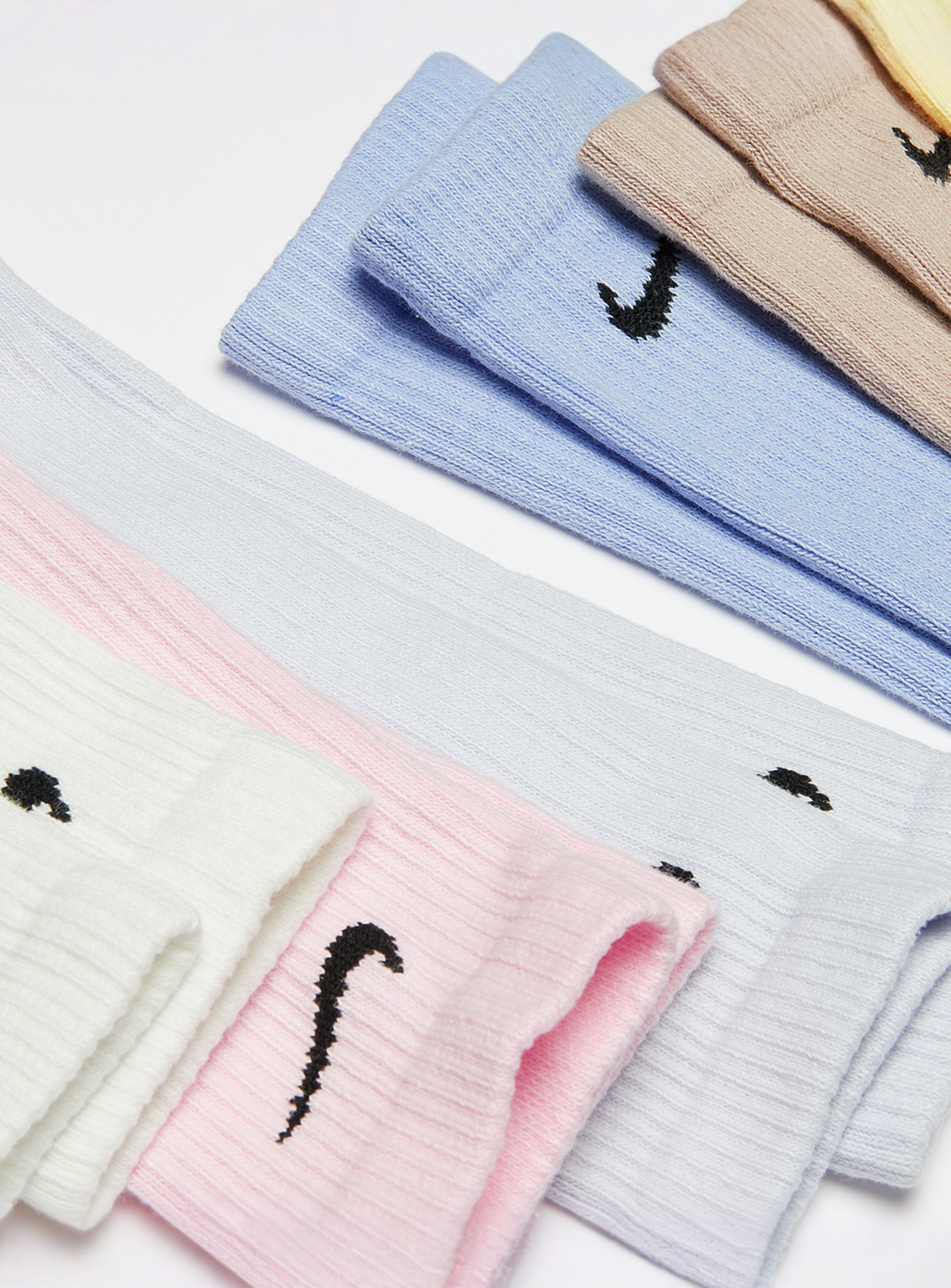Nike, 6 PACK - Everyday Plus Cushion Crew Training Socks, multi-colour, Image 2 of 2