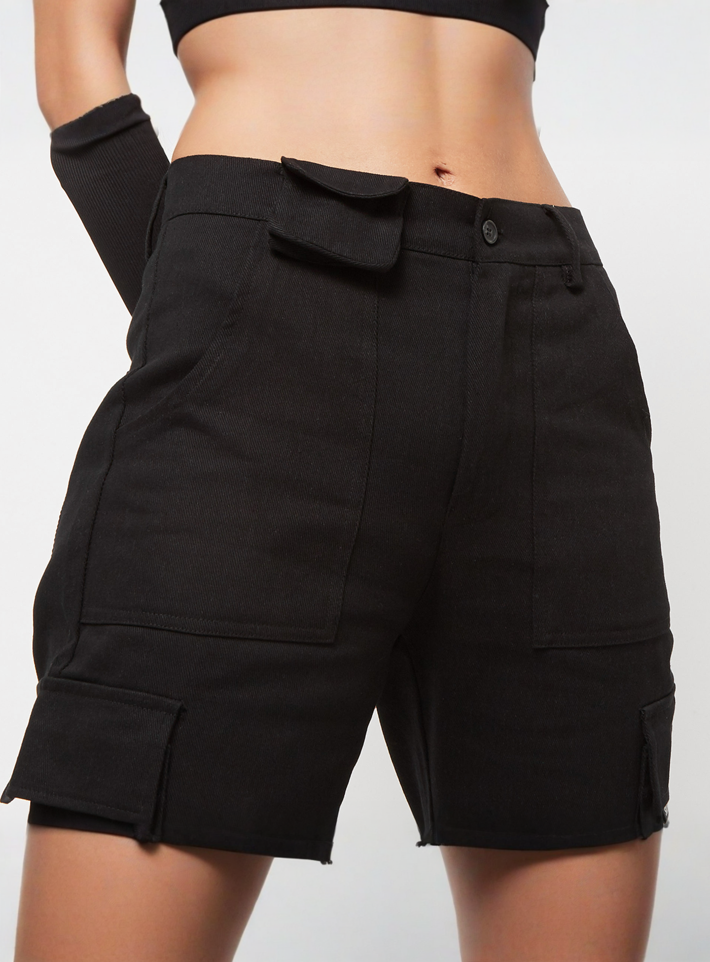 Sixth June, Monochrom Pants, black, Image 3 of 7