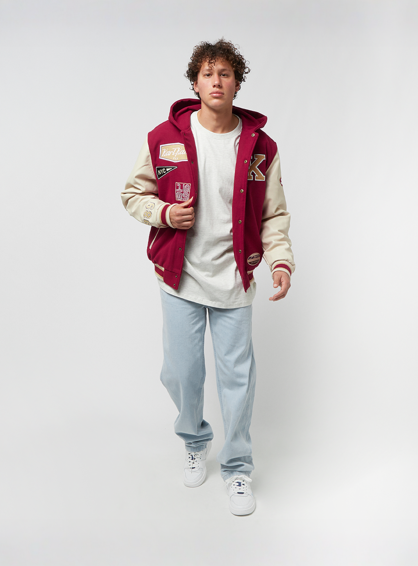 Karl Kani, Small Signature Baggy Five Pocket Denim, blue, Image 5 of 5