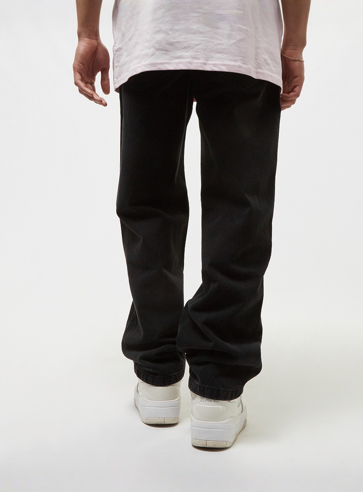 Karl Kani, Small Signature Baggy Five Pocket Denim, black, Image 2 of 5