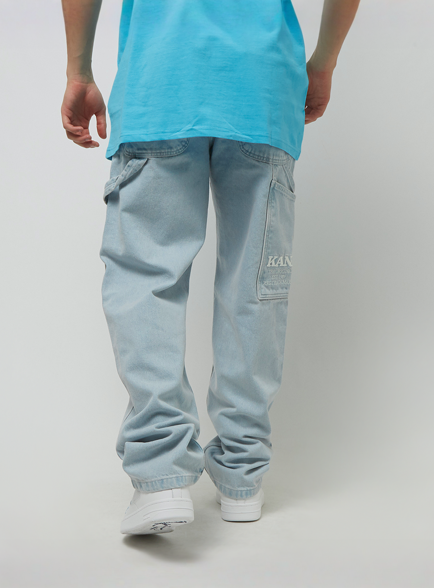 Karl Kani, Retro Baggy Workwear Denim, blue, Image 2 of 5