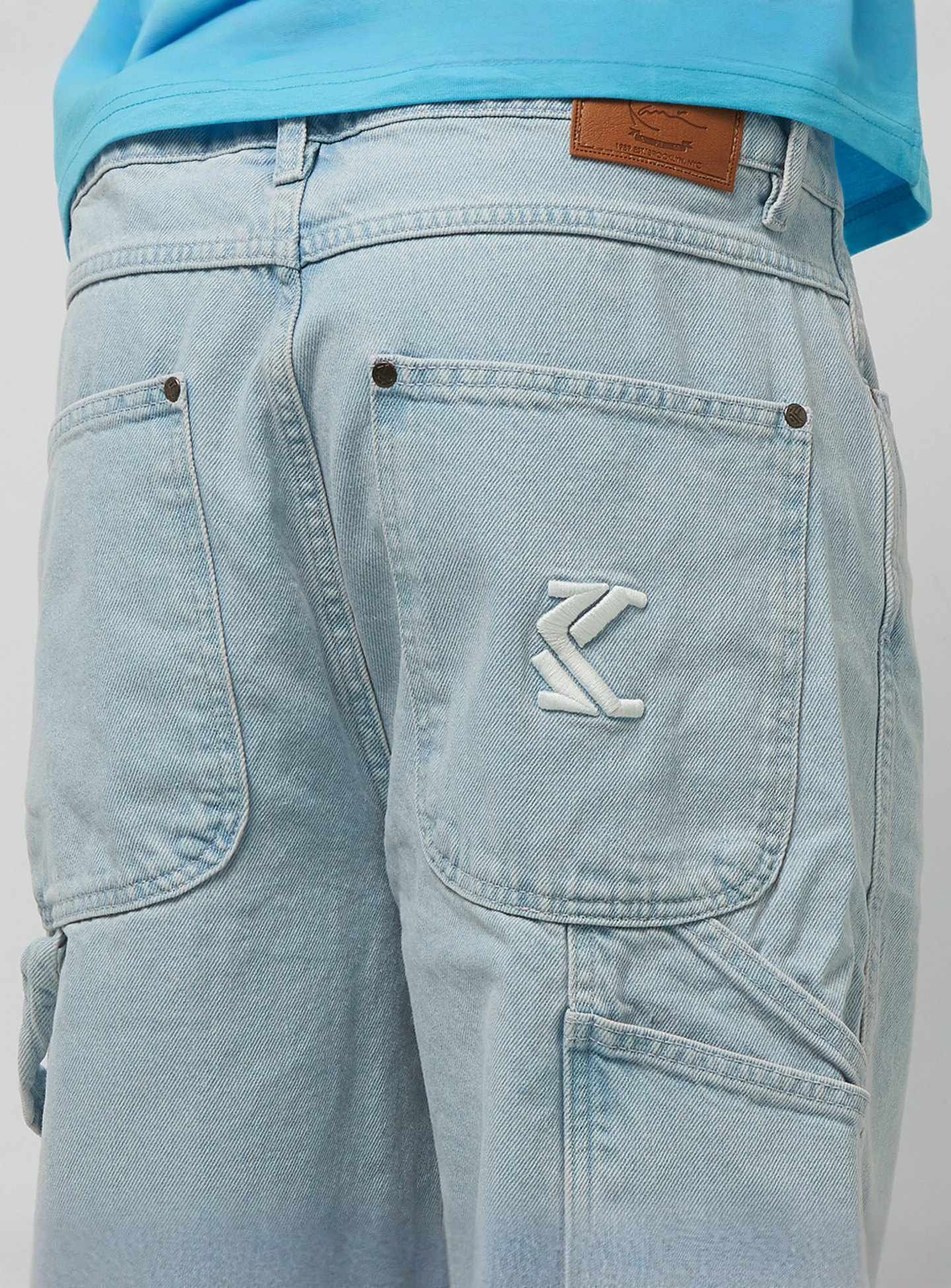 Karl Kani, Retro Baggy Workwear Denim, blue, Image 4 of 5