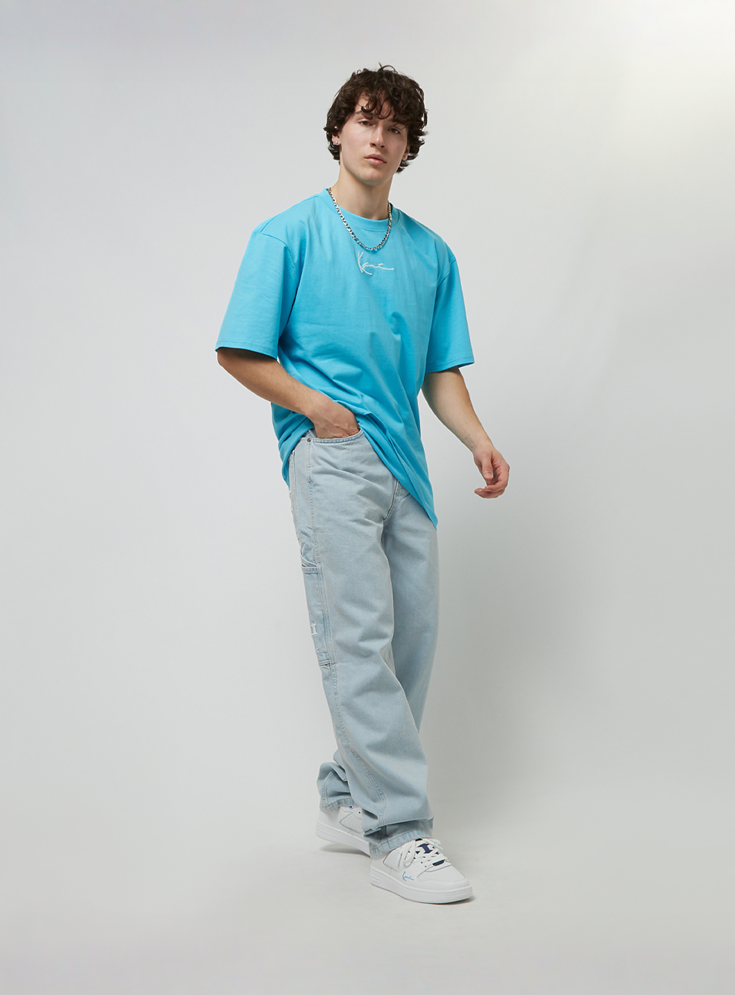 Karl Kani, Retro Baggy Workwear Denim, blue, Image 5 of 5