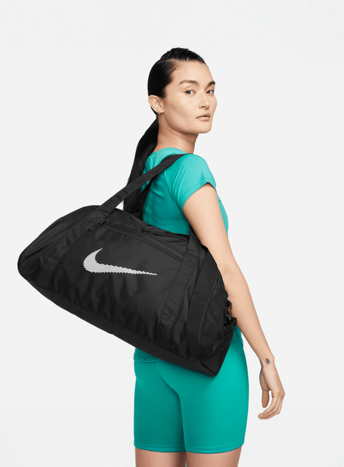 Nike, Duffel Bag (24L), black, Image 9 of 9