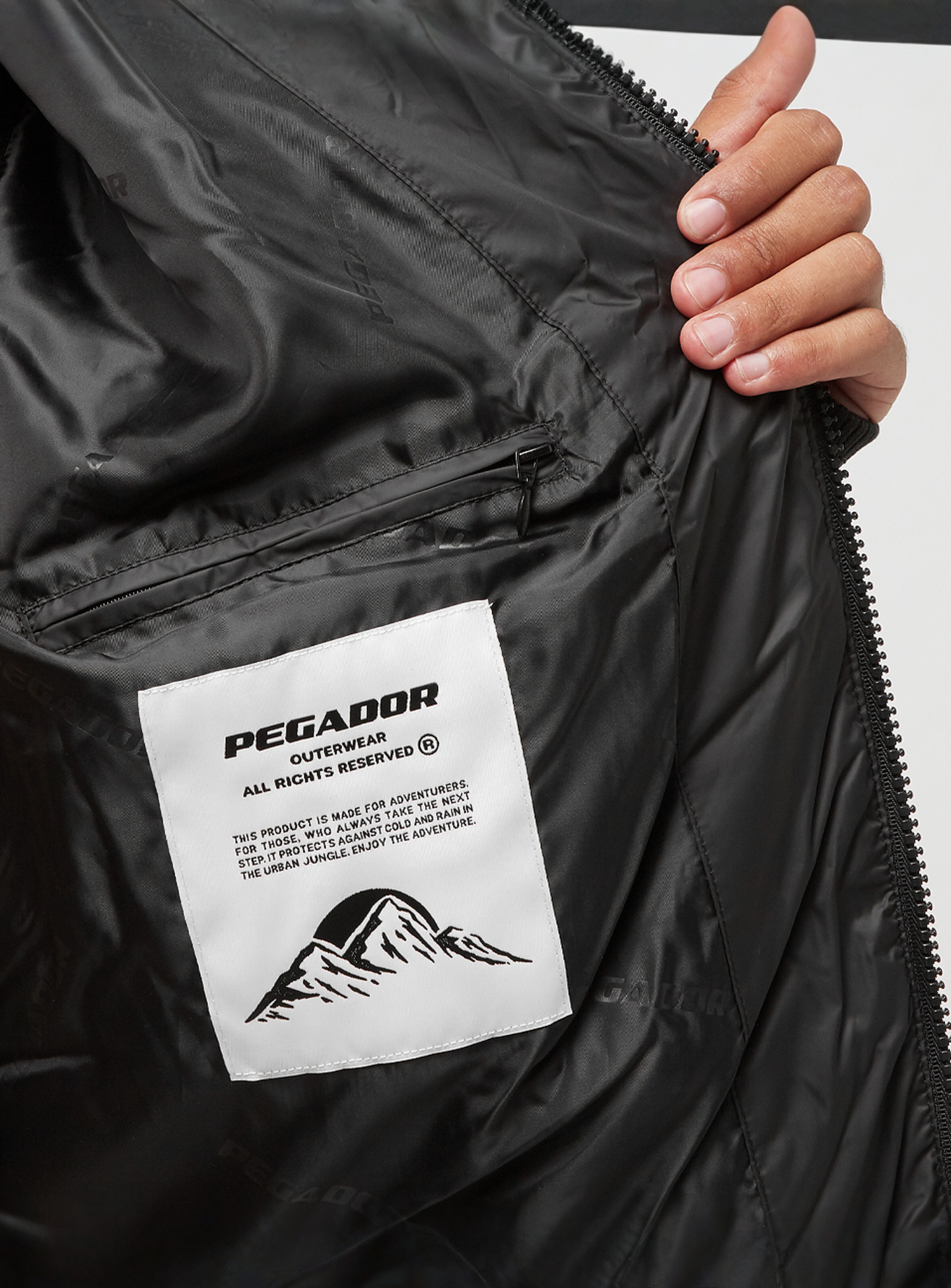 Pegador, Picard Puffer Jacket, black, Image 5 of 15