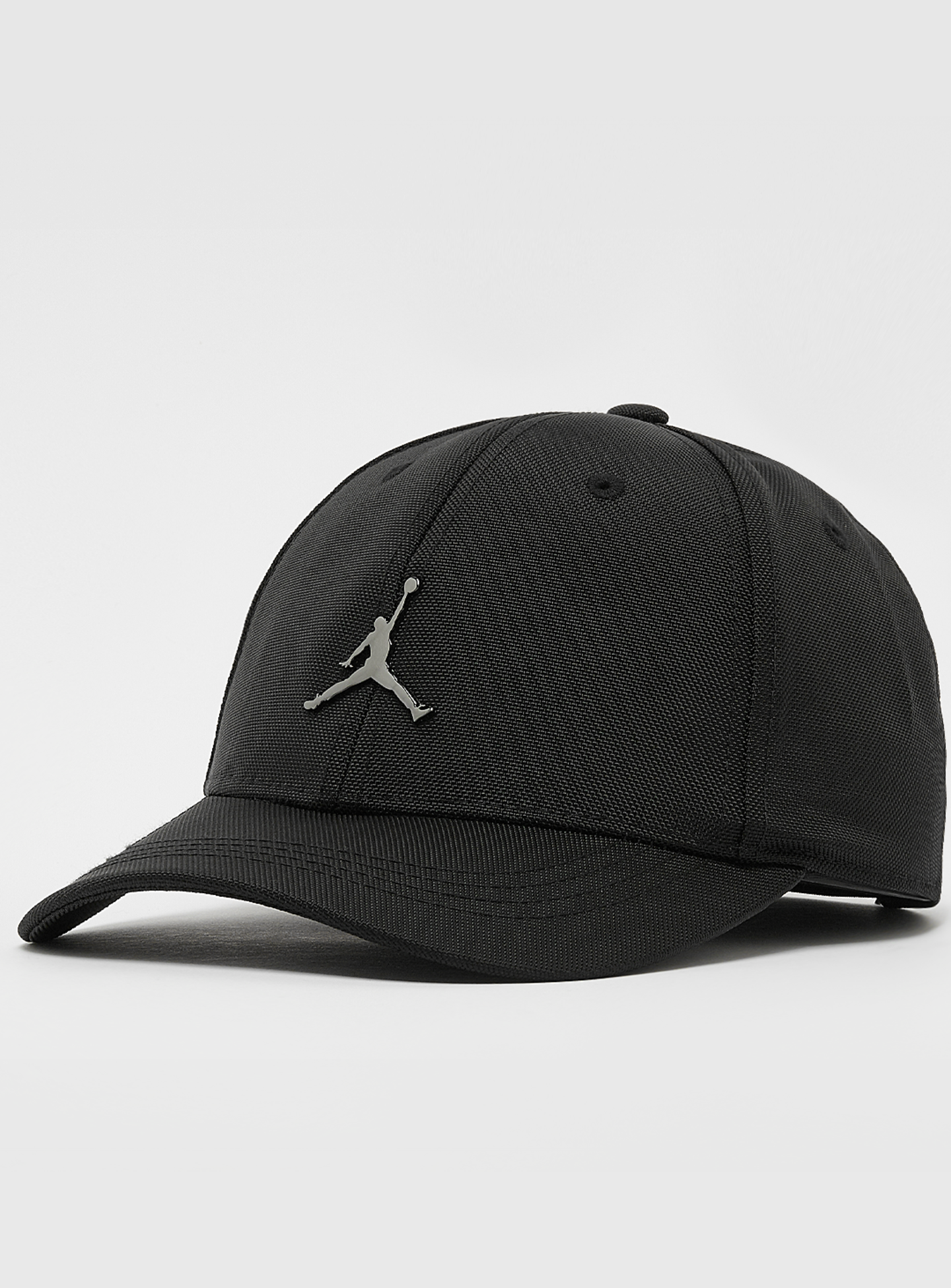 Jordan, Metal Jumpman Curve Brim, black, Image 1 of 4
