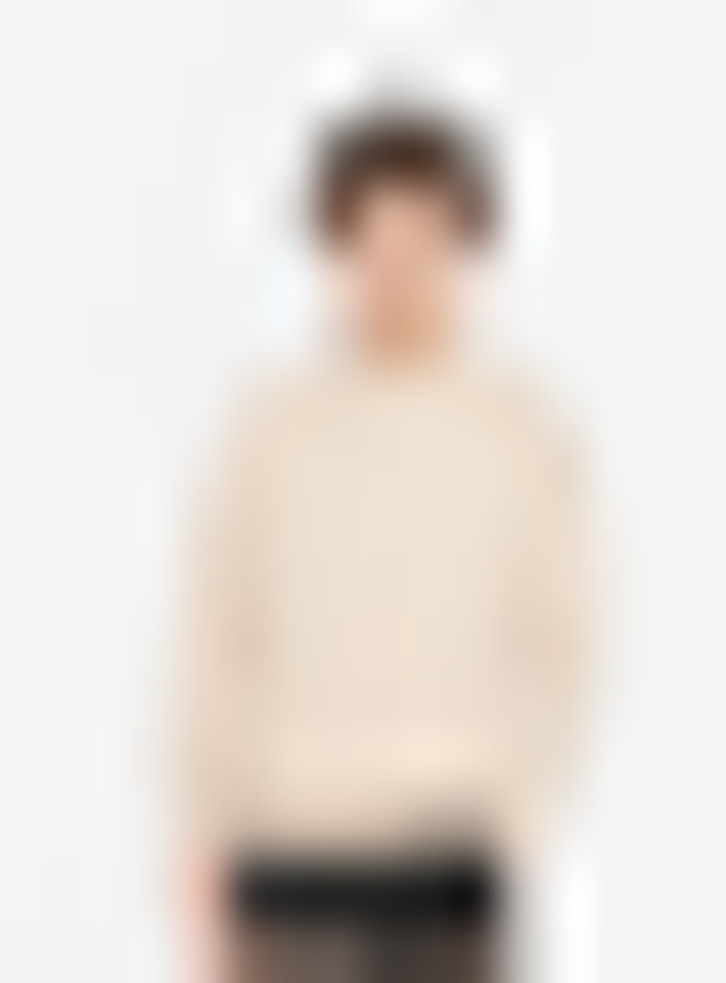 Nike, Club Fleece Oversized Sweatshirt, beige, Image 1 of 4