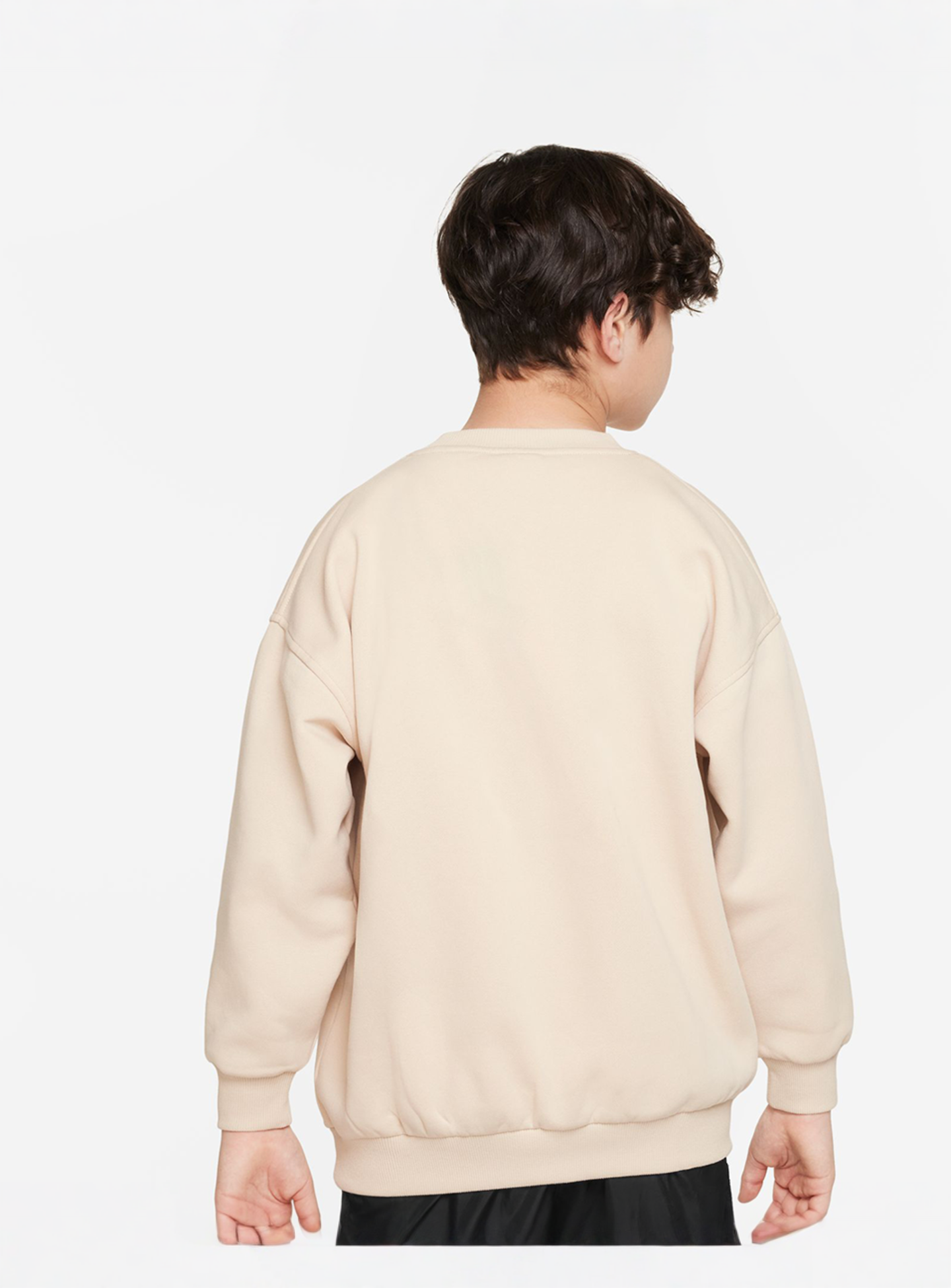 Nike, Club Fleece Oversized Sweatshirt, beige, Image 2 of 4