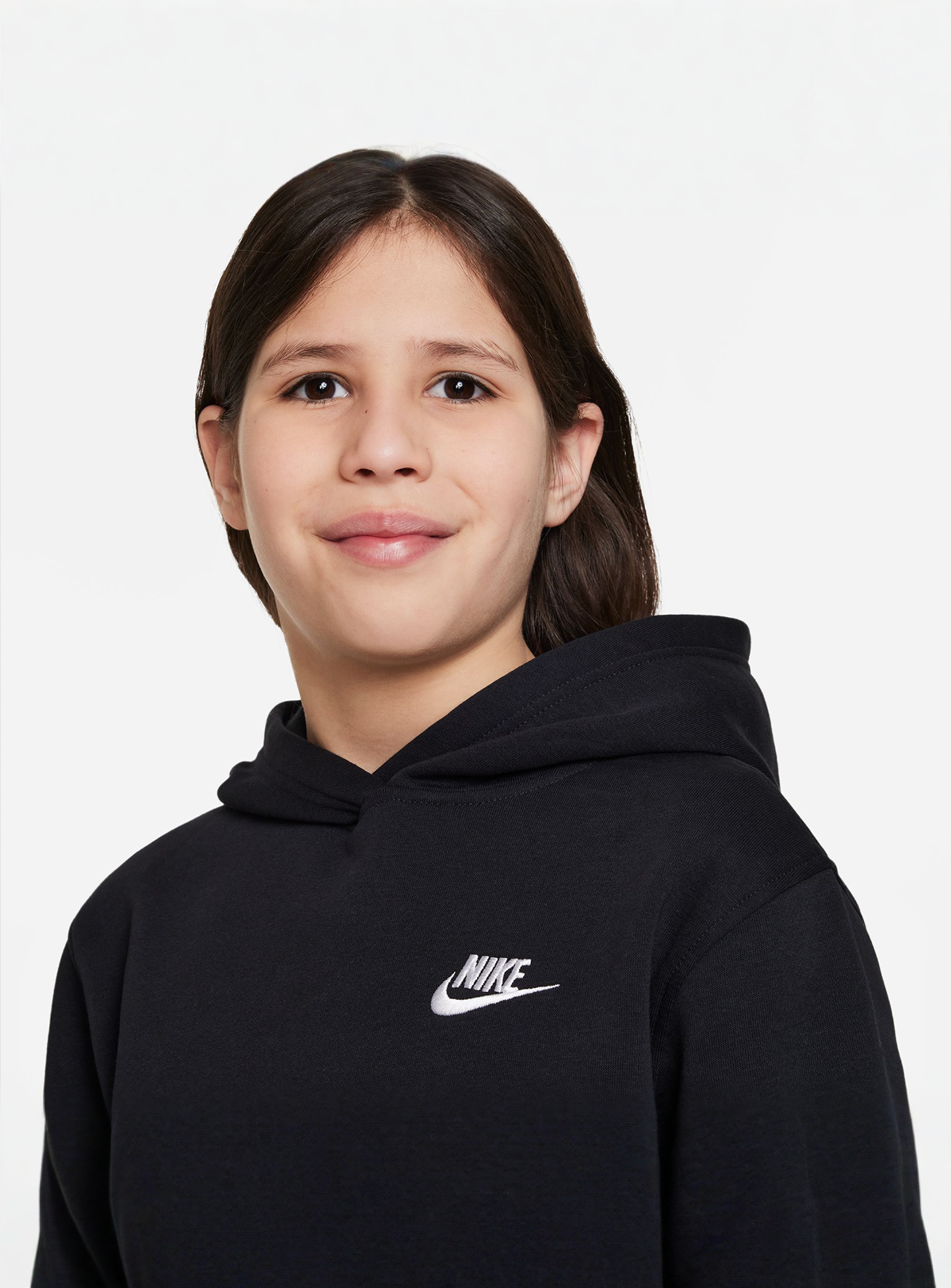 Nike, Sportswear Club Fleece Hoodie, black, Image 3 of 5