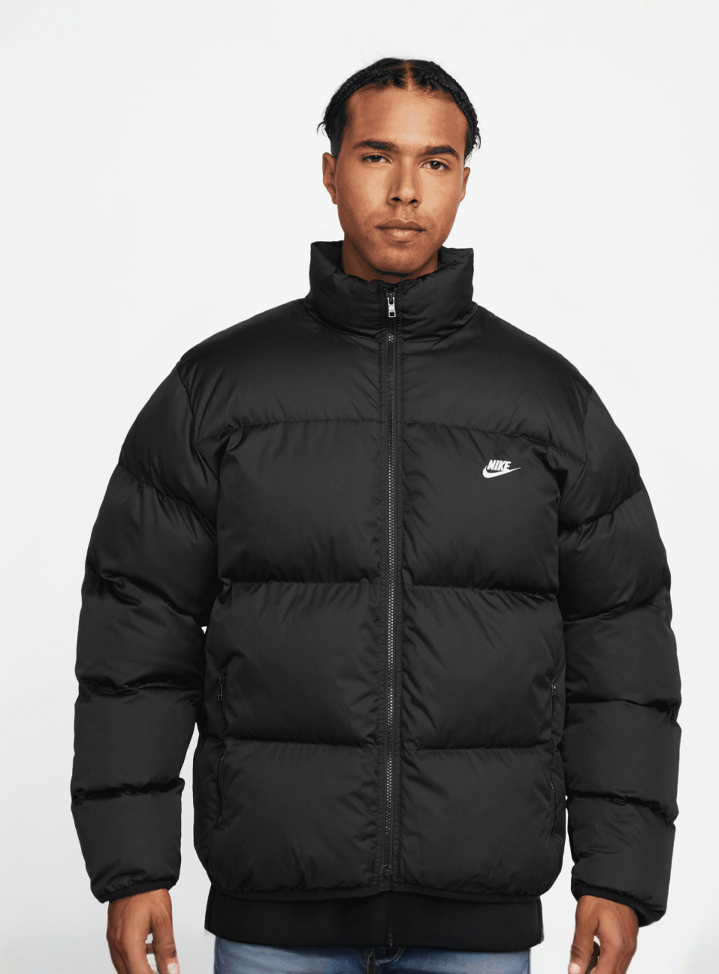 Nike Sportswear, Therma Fit Club Puffer Jacket, black, Image 1 of 3