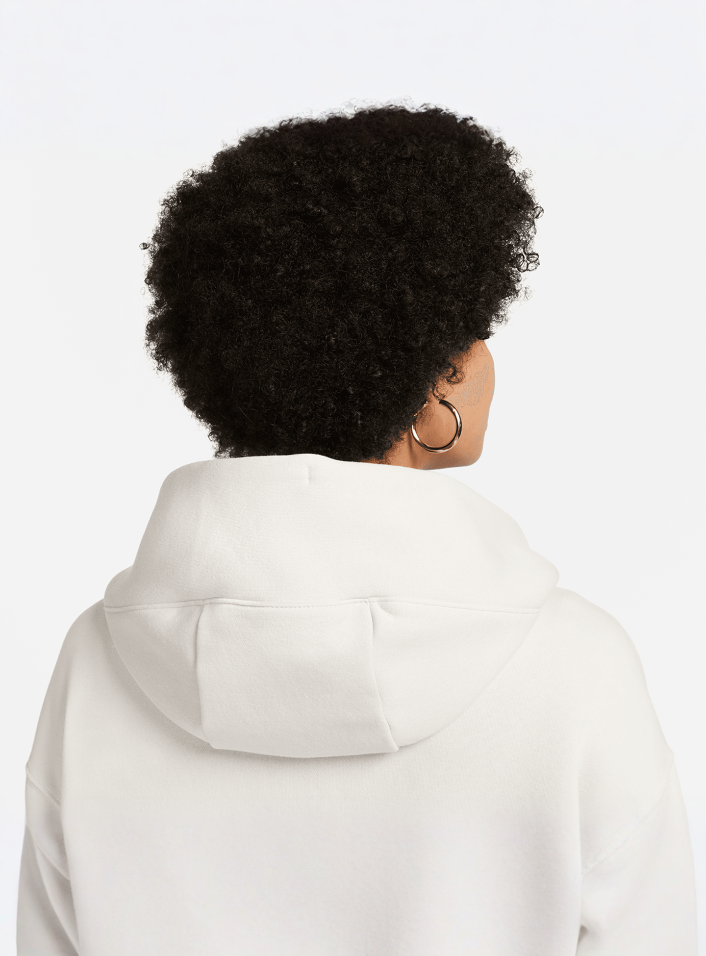 Nike, Sportswear Phoenix Fleece Oversized Full-Zip Hoodie, white, Image 4 of 9