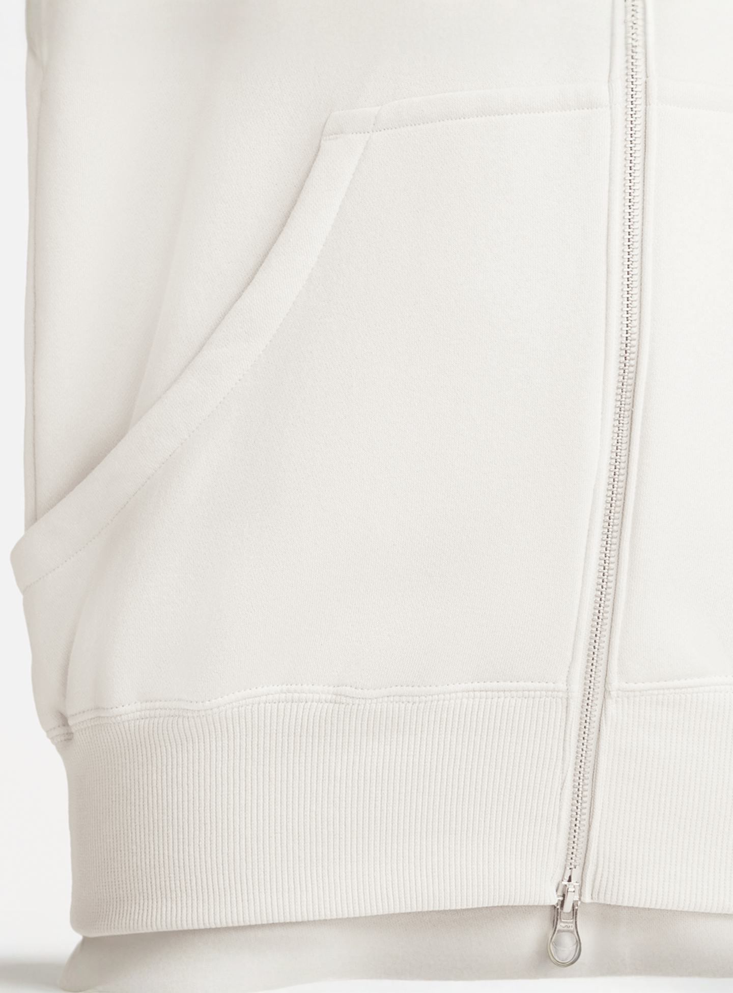 Nike, Sportswear Phoenix Fleece Oversized Full-Zip Hoodie, white, Image 7 of 9