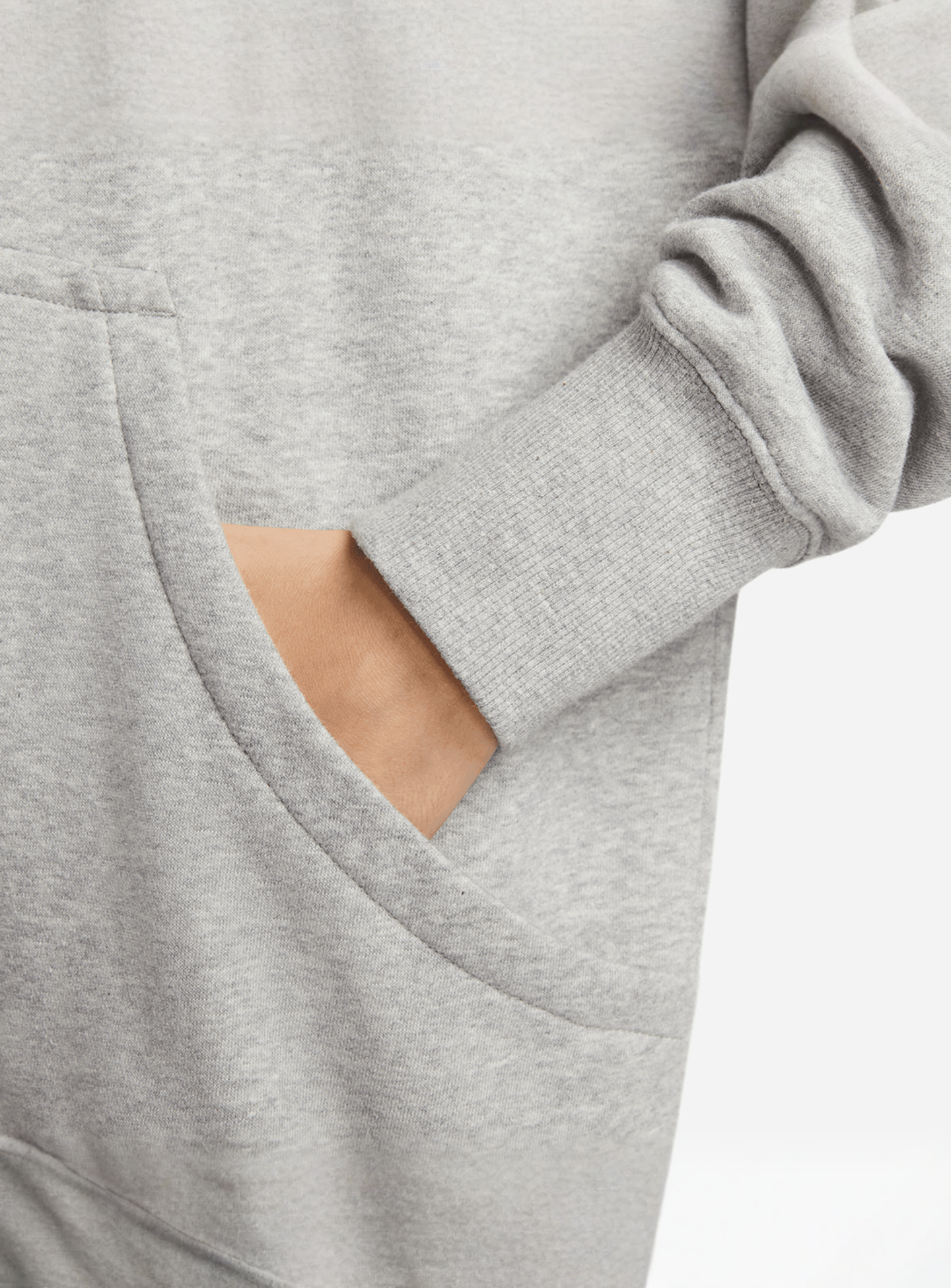 Nike, Sportswear Phoenix Fleece Oversized Full-Zip Hoodie, grey, Image 5 of 9