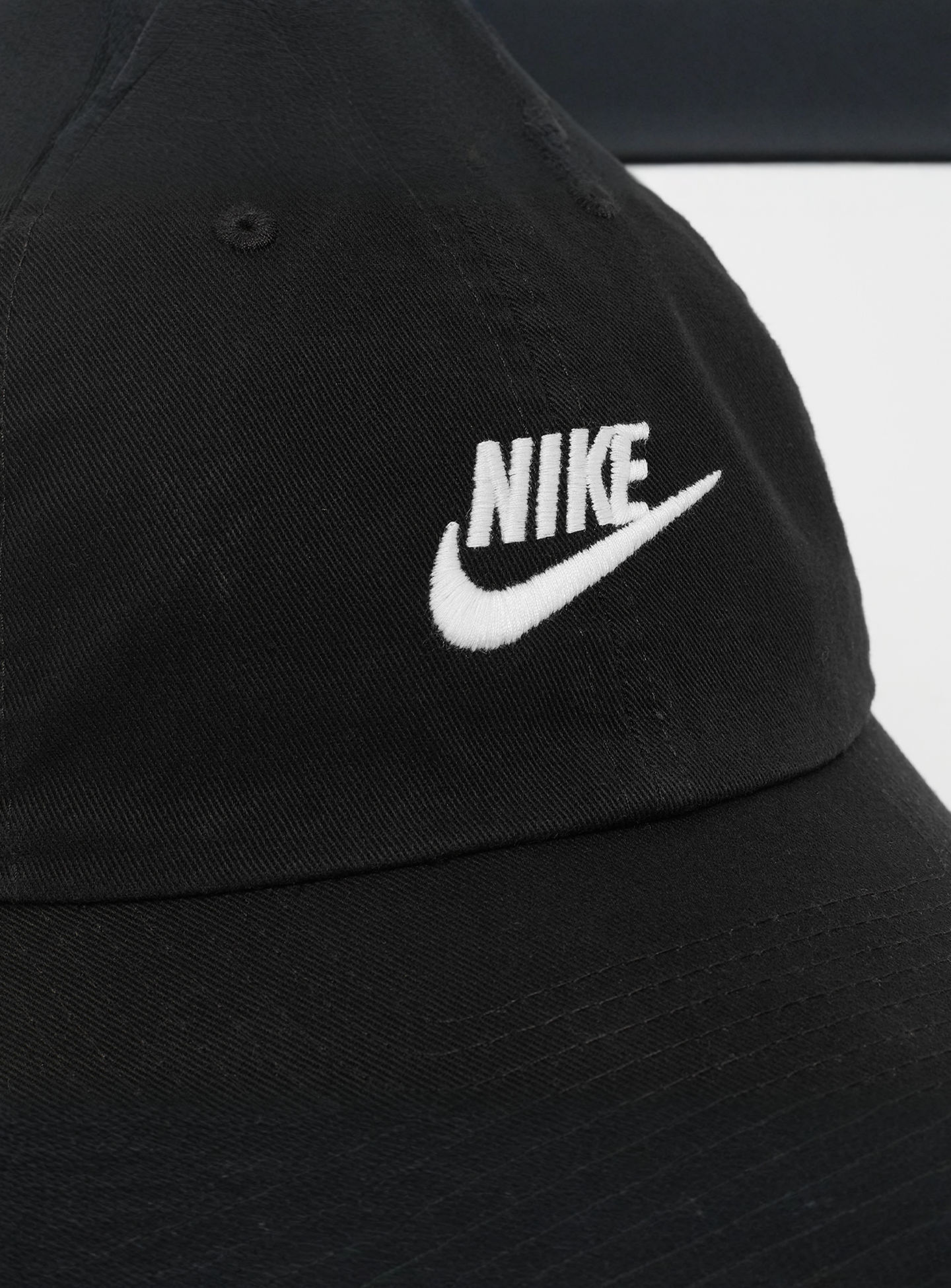 Nike, Club Unstructured Futura Wash Cap, black, Image 4 of 4