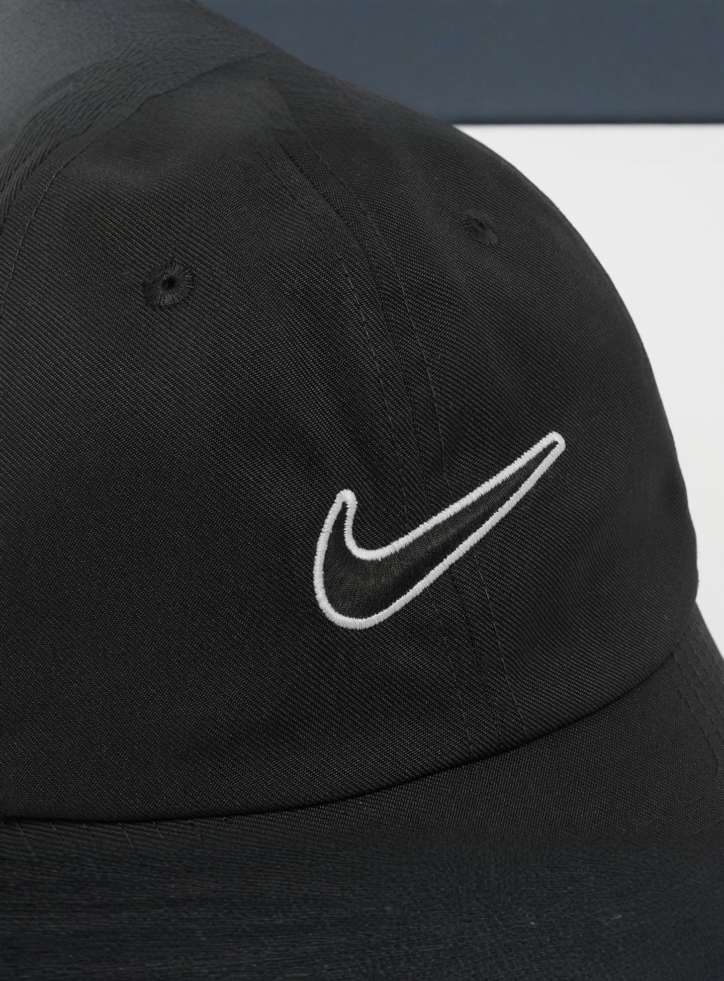 Nike, Club Unstructured Swoosh Cap, black, Image 4 of 4