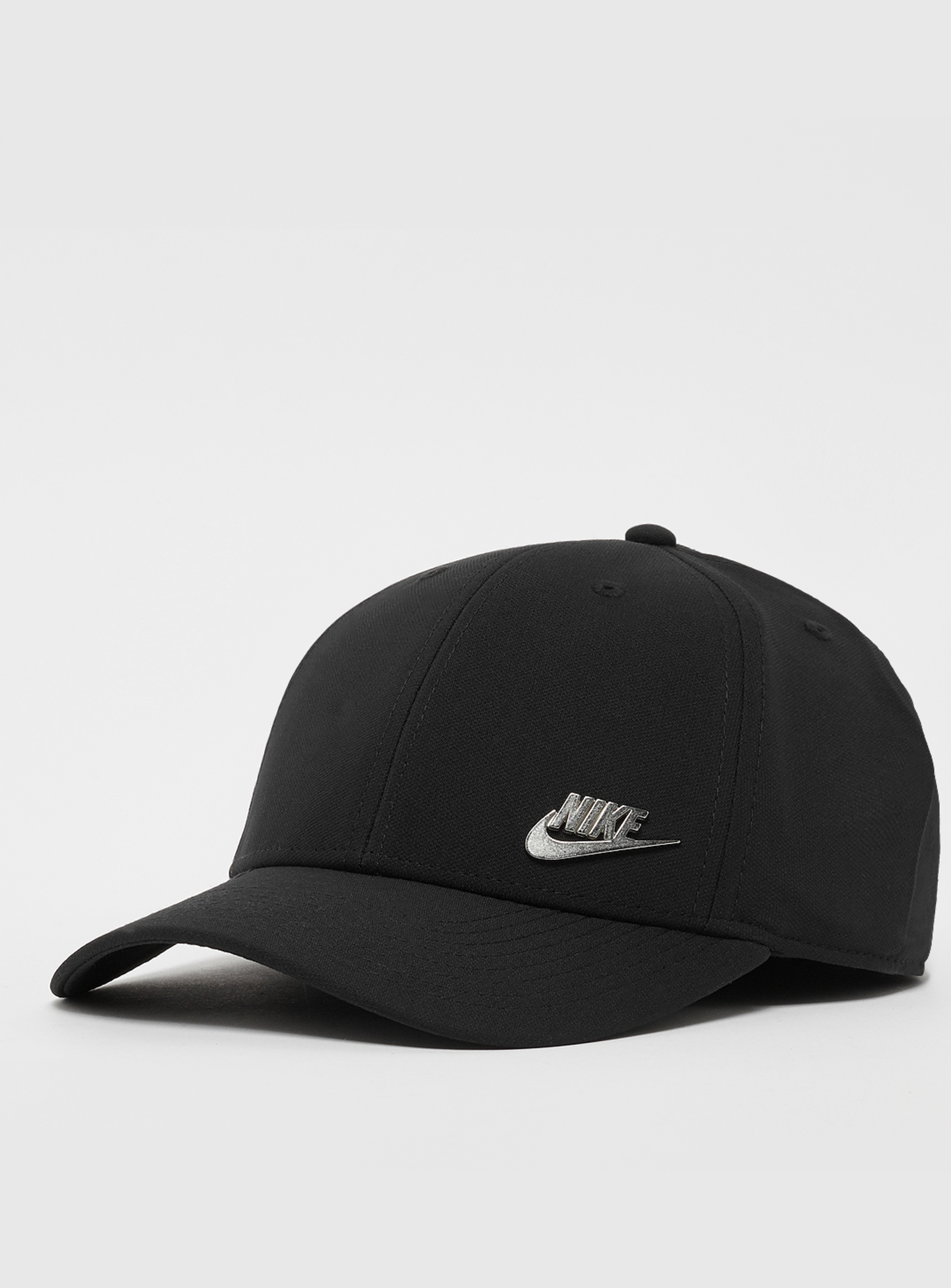 Nike, Dri-FIT Club Structured Metal Logo Cap, black, Image 1 of 4