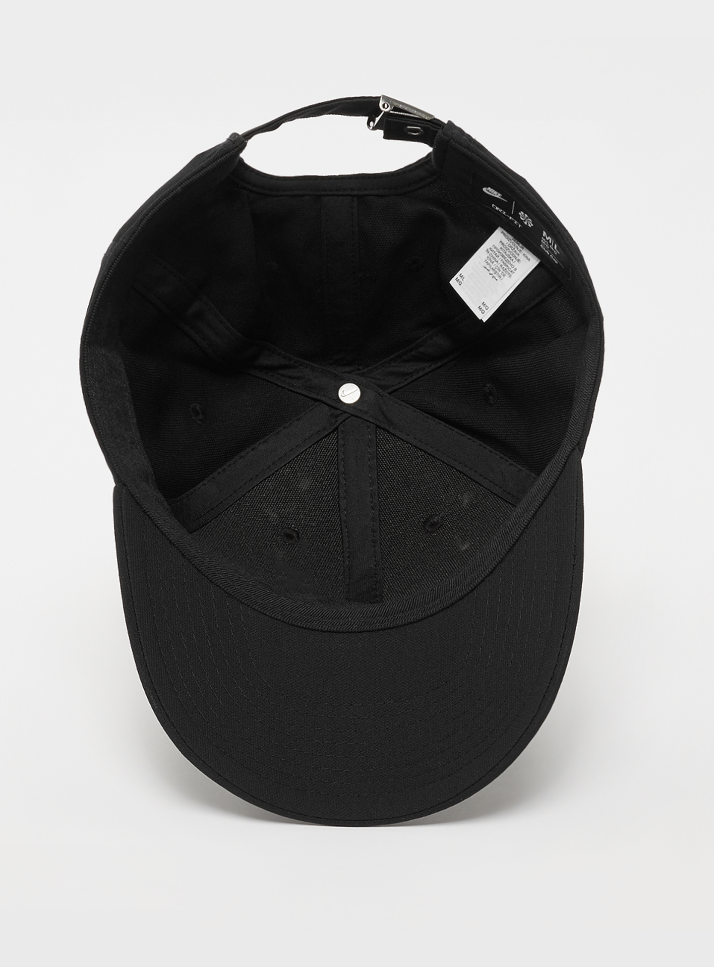 Nike, Dri-FIT Club Structured Metal Logo Cap, black, Image 3 of 4