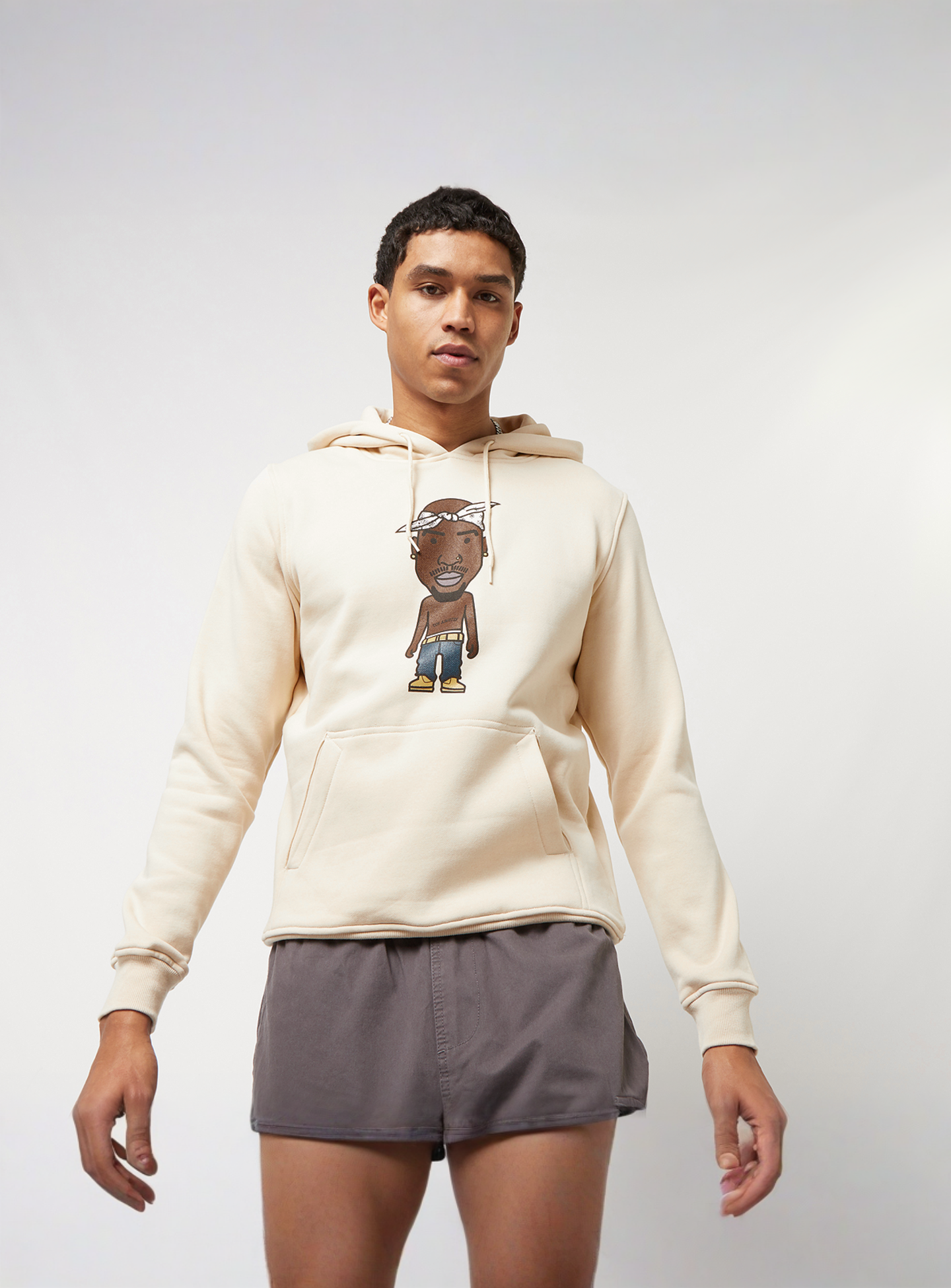 Mister Tee, LA Sketch Hoodie, beige, Image 1 of 4