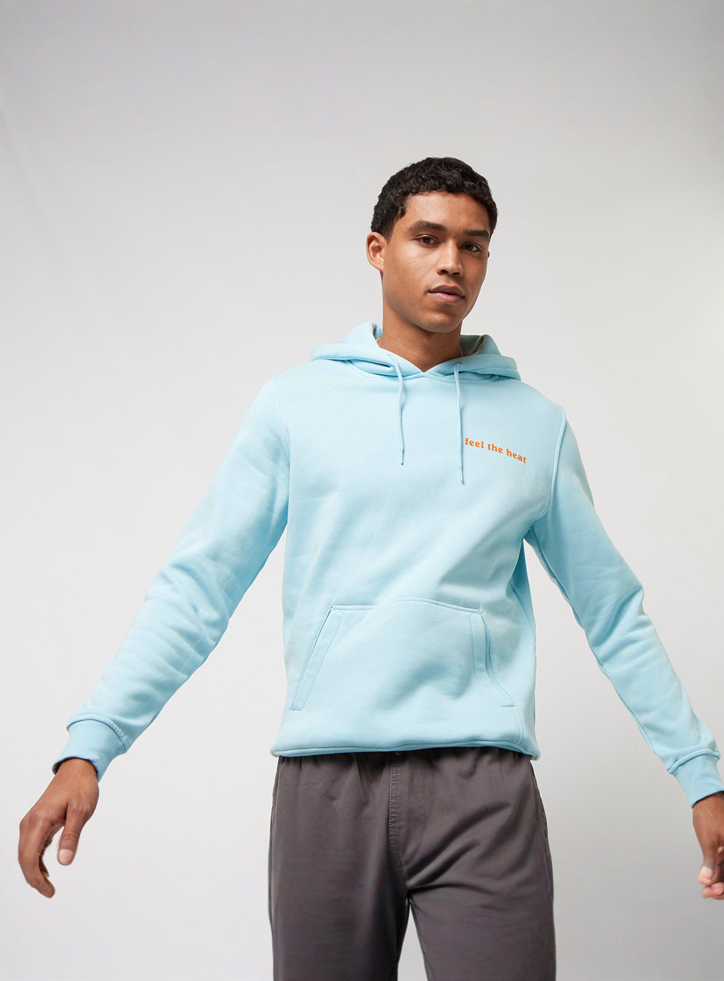 Mister Tee, Feel the Heat Hoodie, blue, Image 1 of 5