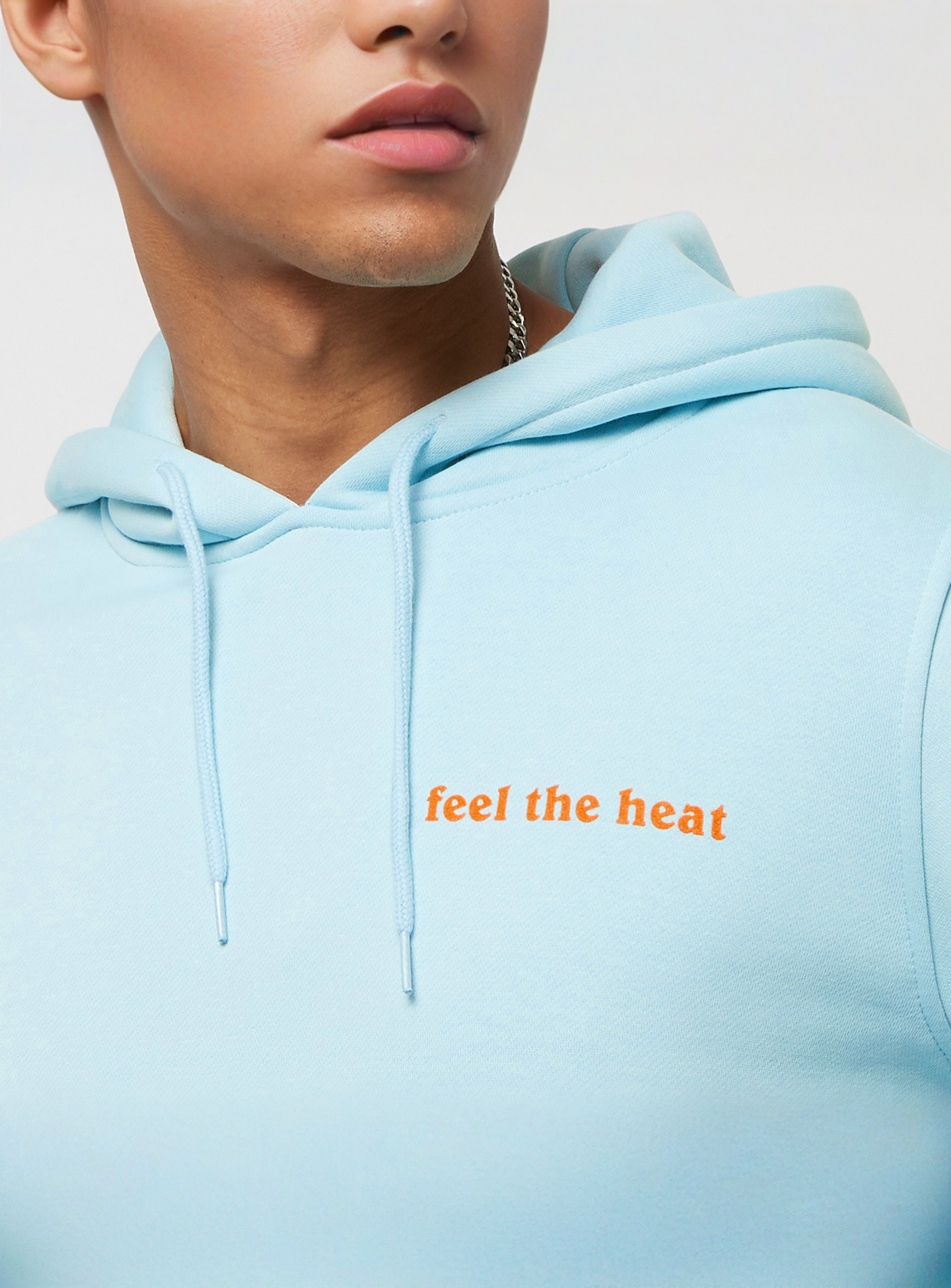 Mister Tee, Feel the Heat Hoodie, blue, Image 3 of 5