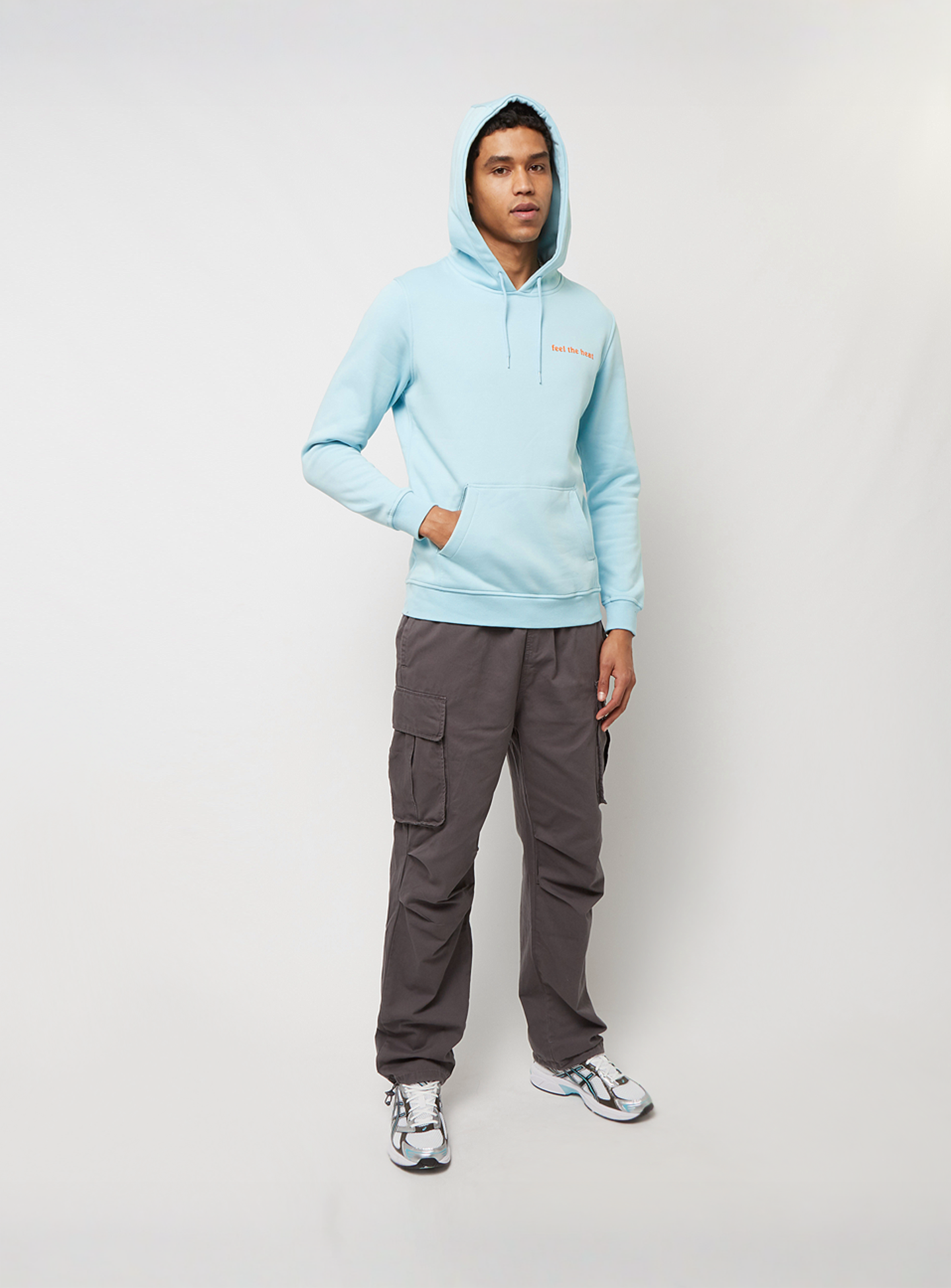 Mister Tee, Feel the Heat Hoodie, blue, Image 5 of 5