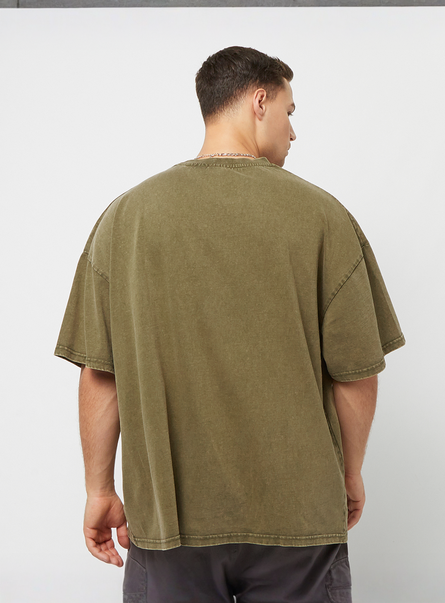 Karl Kani, Small Signature Heavy Jersey Washed Boxy Tee, green, Image 2 of 4