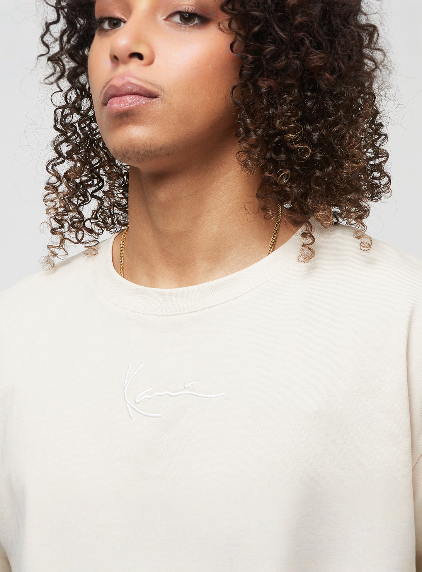 Karl Kani, Small Signature Essential Tee, beige, Image 3 of 4