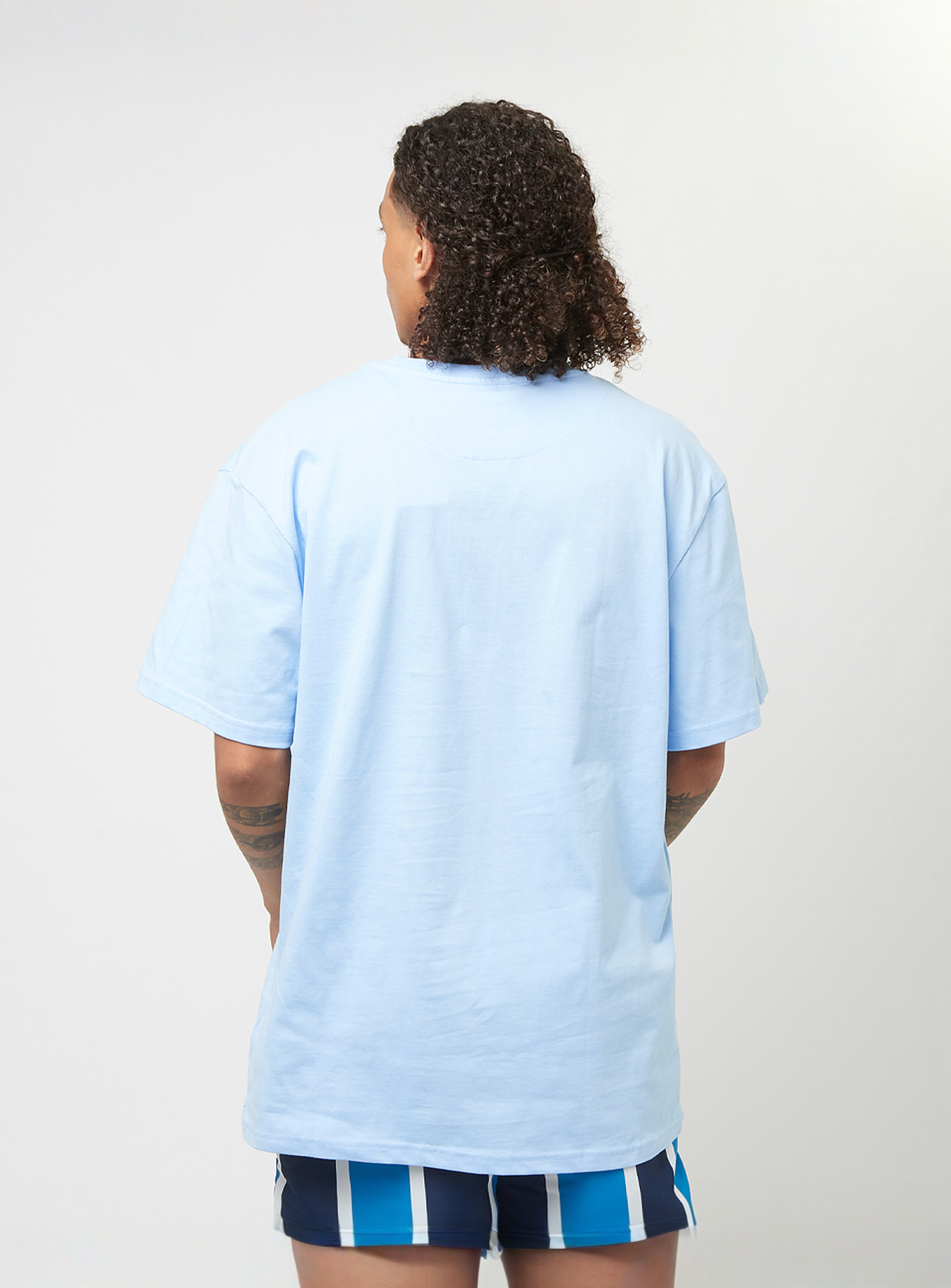 Karl Kani, Small Signature Essential Tee, blue, Image 2 of 6