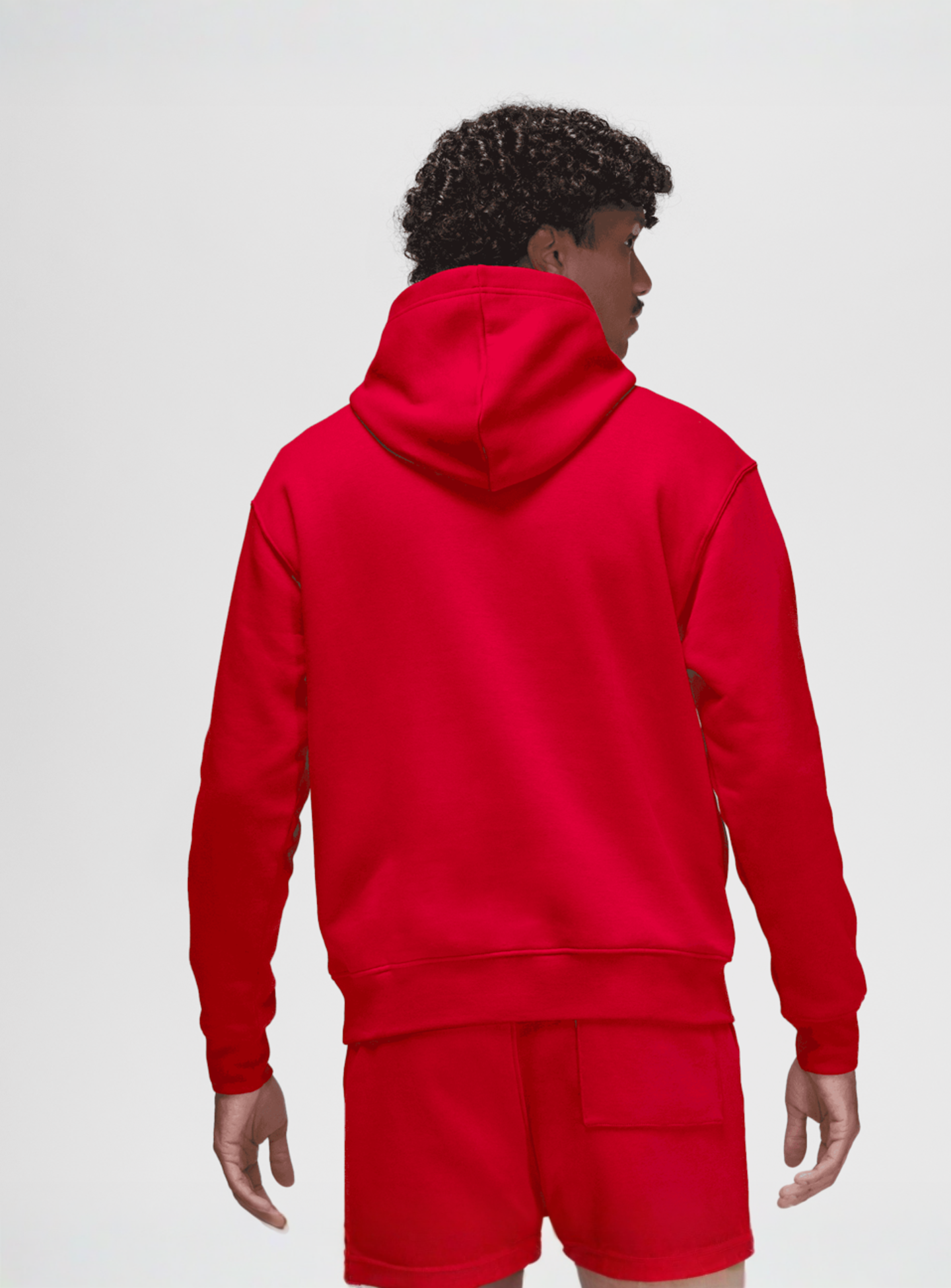 Jordan, Essentials Fleece Pullover, red, Image 2 of 5