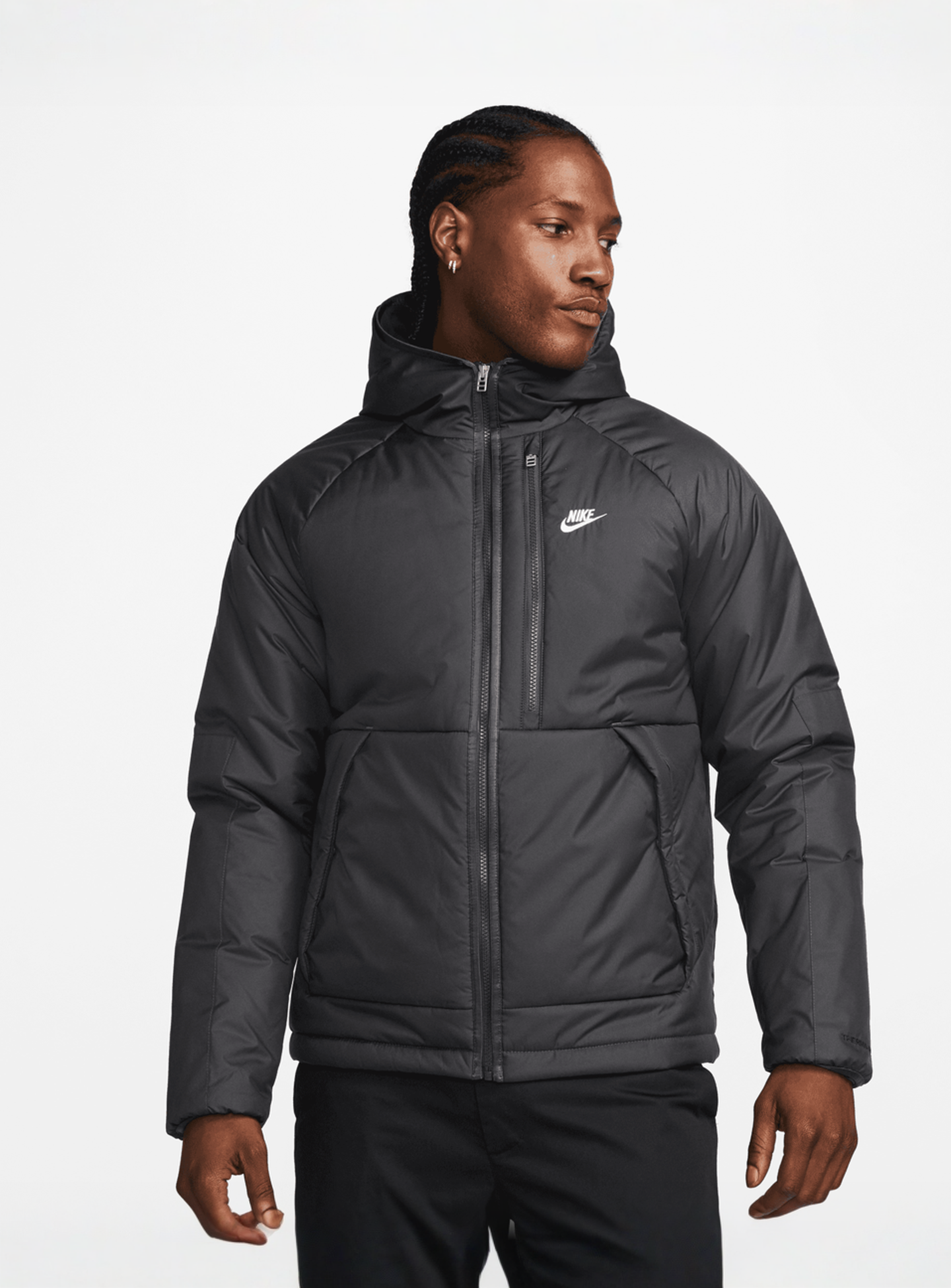 Nike, Sportswear Therma-FIT Repel Hooded Jacket, black, Image 1 of 8
