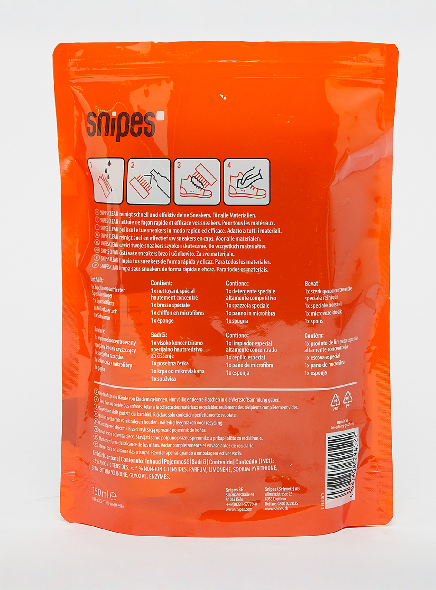 SNIPES, Cleaning Kit 150 ml, multi-colour, Image 2 of 4