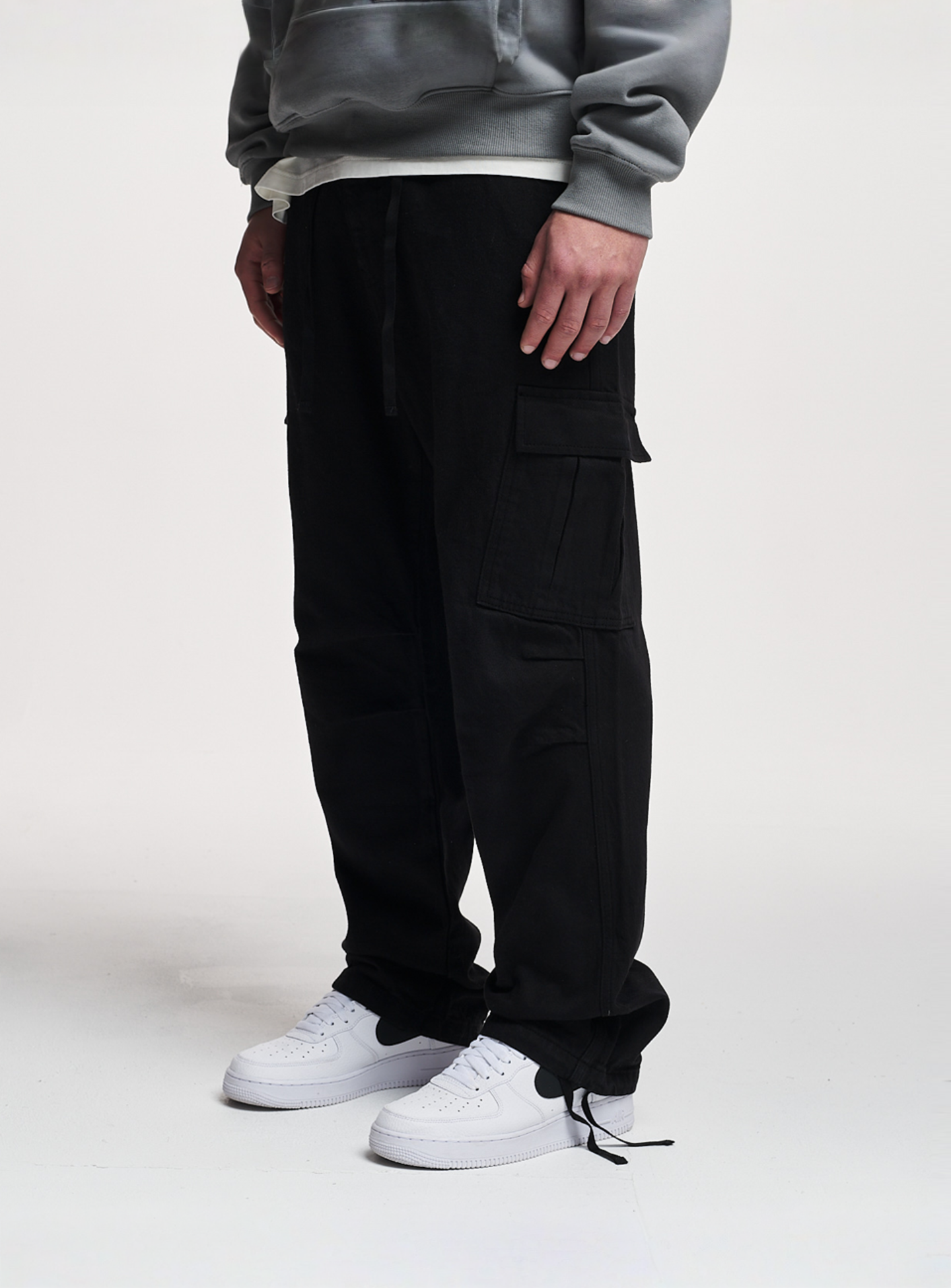 2Y STUDIOS, Lunas 2-Pocket Cargo Pants, black, Image 1 of 6