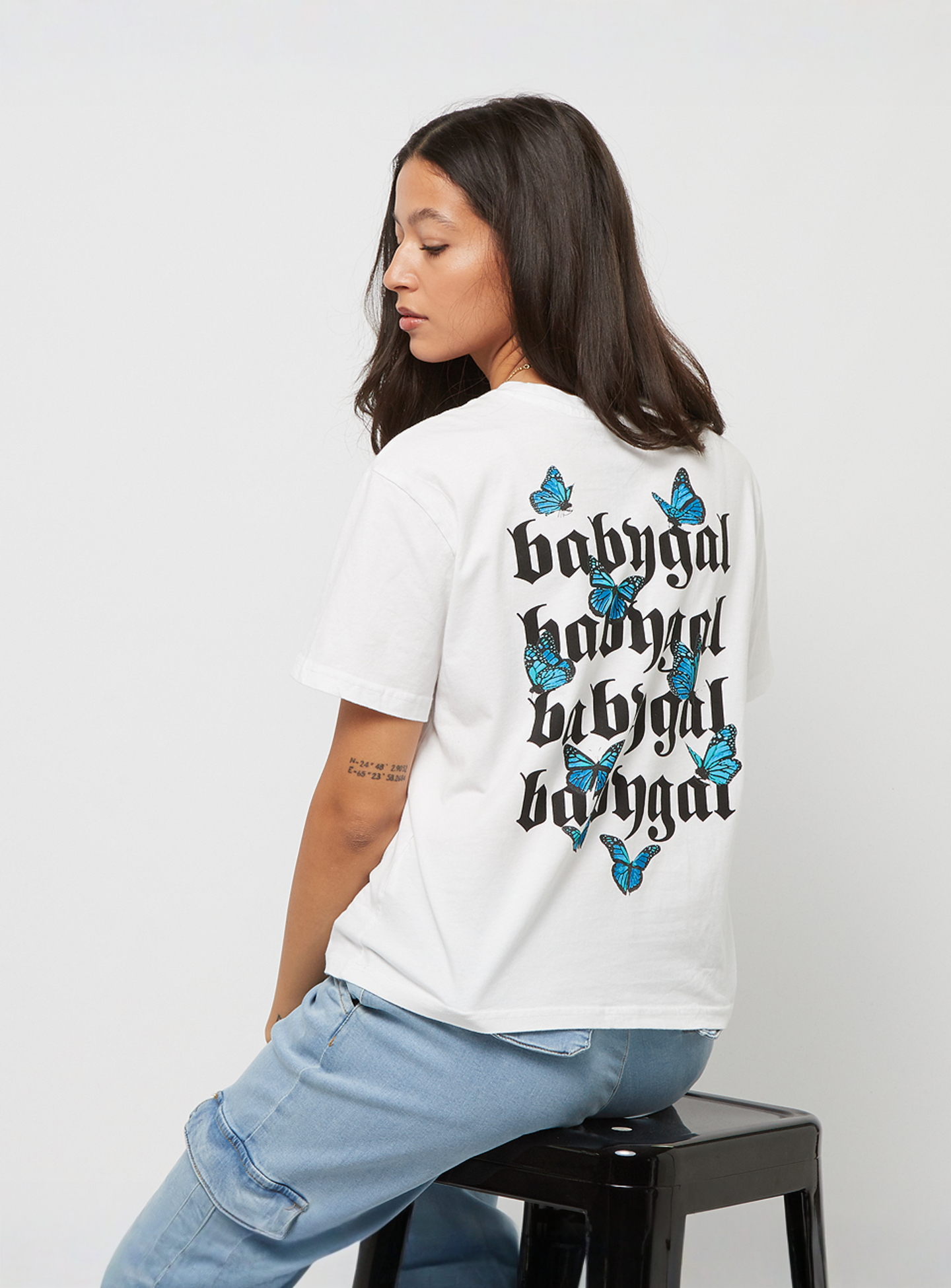 Miss Tee, Babygal Tee, white, Image 1 of 6