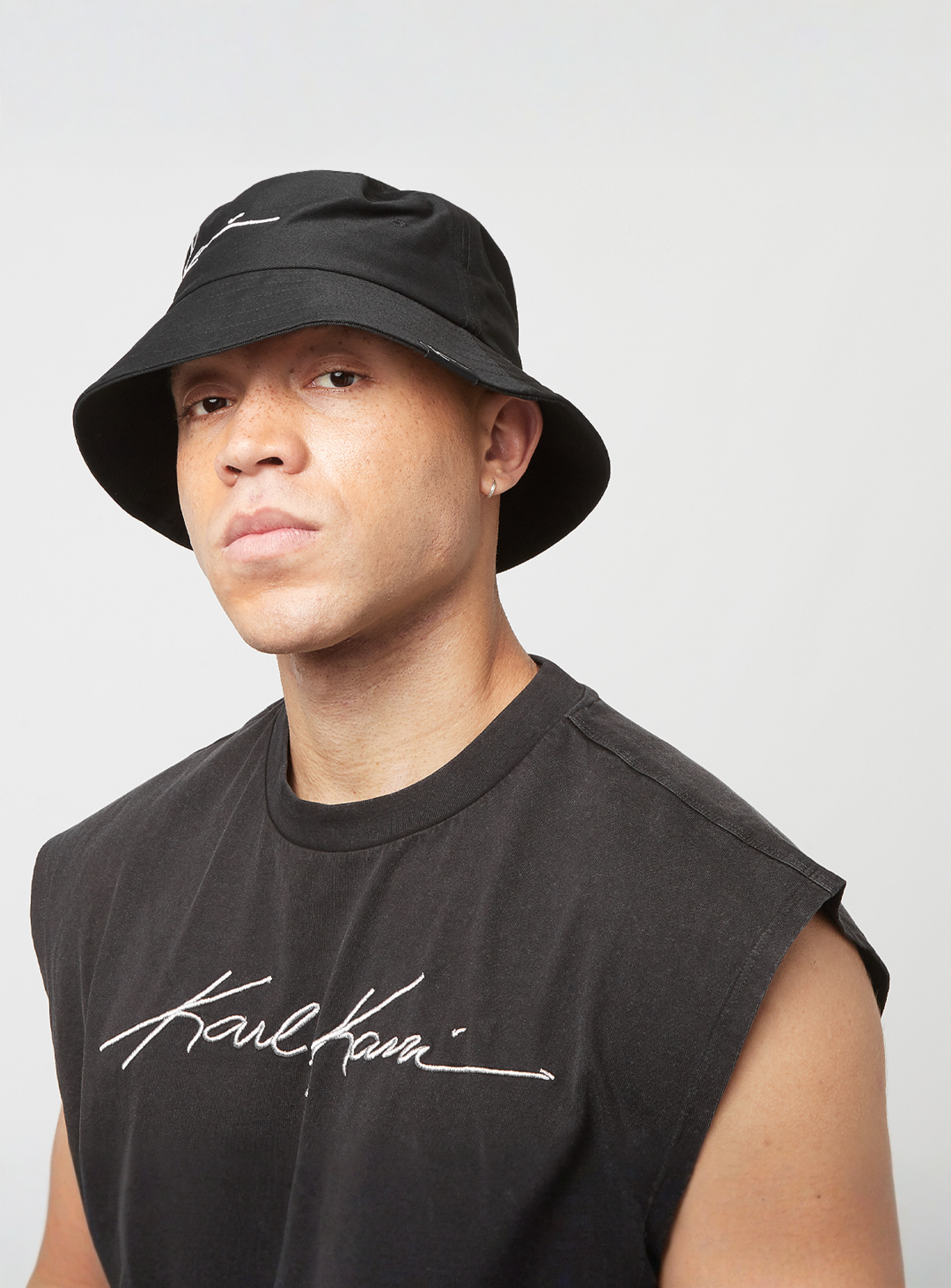 Karl Kani, Signature Essential Bucket Hat, black, Image 5 of 5