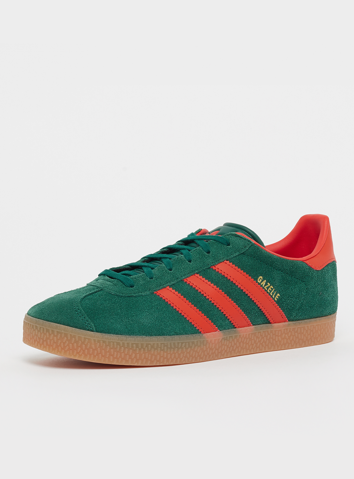 adidas Originals, Gazelle Kids Sneaker (GS), green, Image 2 of 5