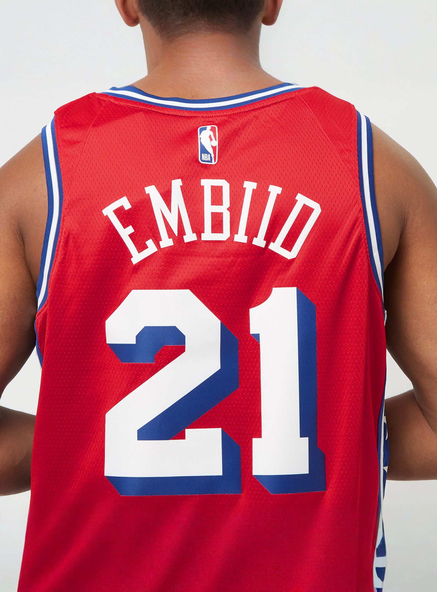 Nike, NBA Dri-FIT Swingman Jersey Philadelphia 76ers - Joel Embiid, red, Image 7 of 8