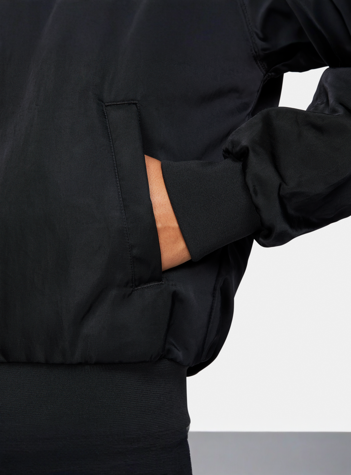 Nike, Sportswear Reversible Varsity Bomber Jacket, black, Image 4 of 7
