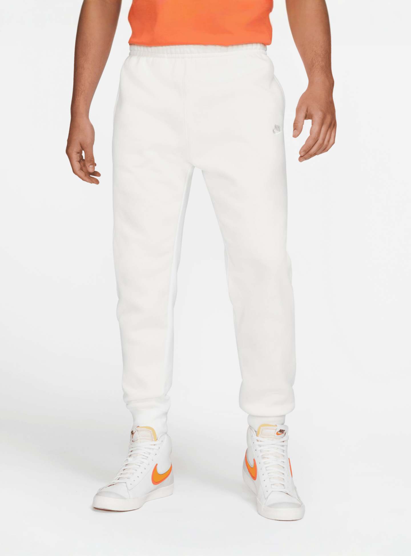 Nike, Sportswear Club Fleece Joggers, white, Image 1 of 7