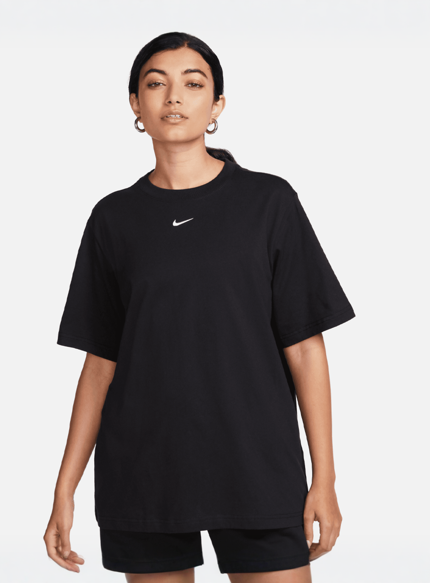 Nike, Sportswear Essential Tee LBR, black, Image 1 of 4